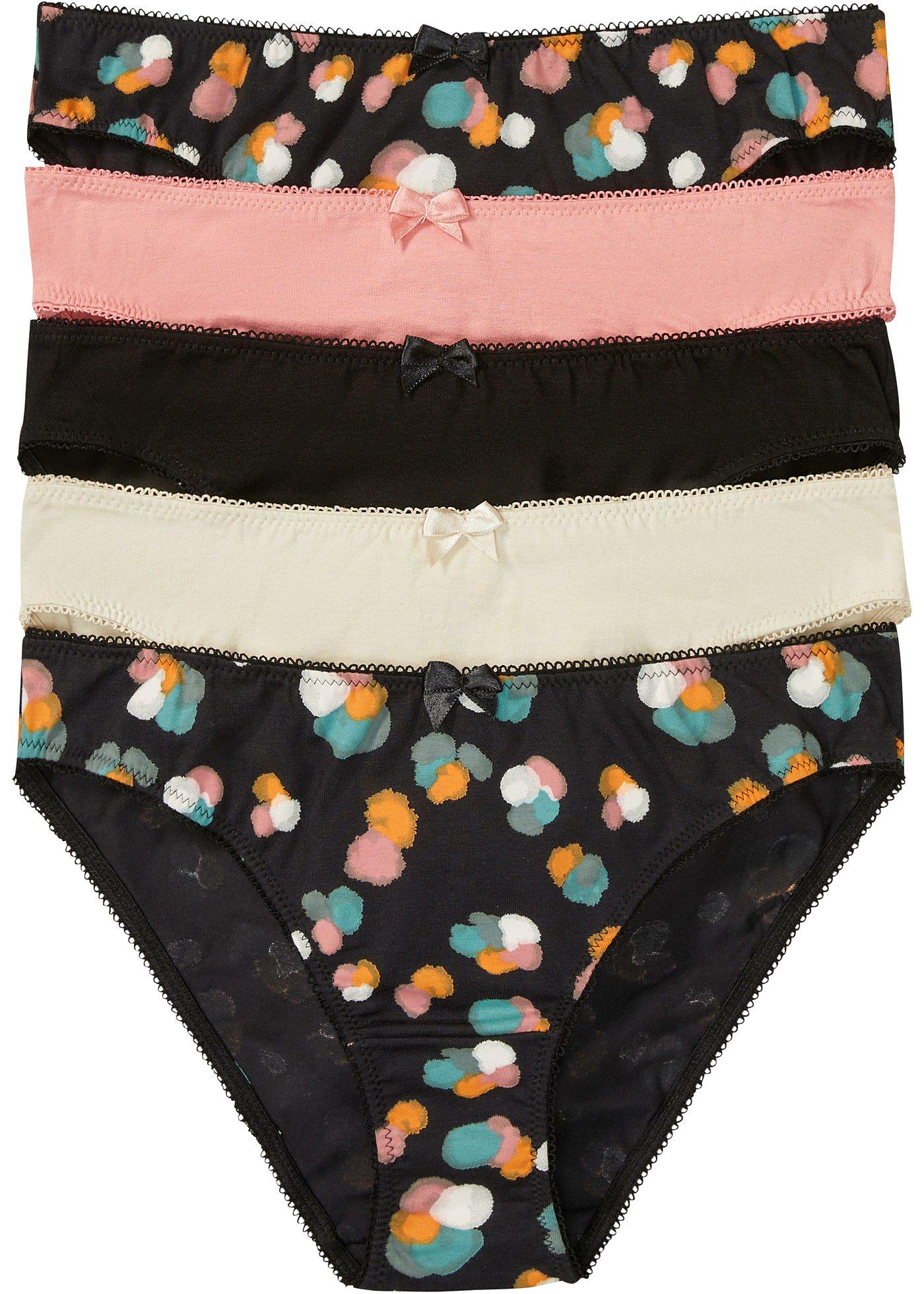 Lot de 5 slips avec coton