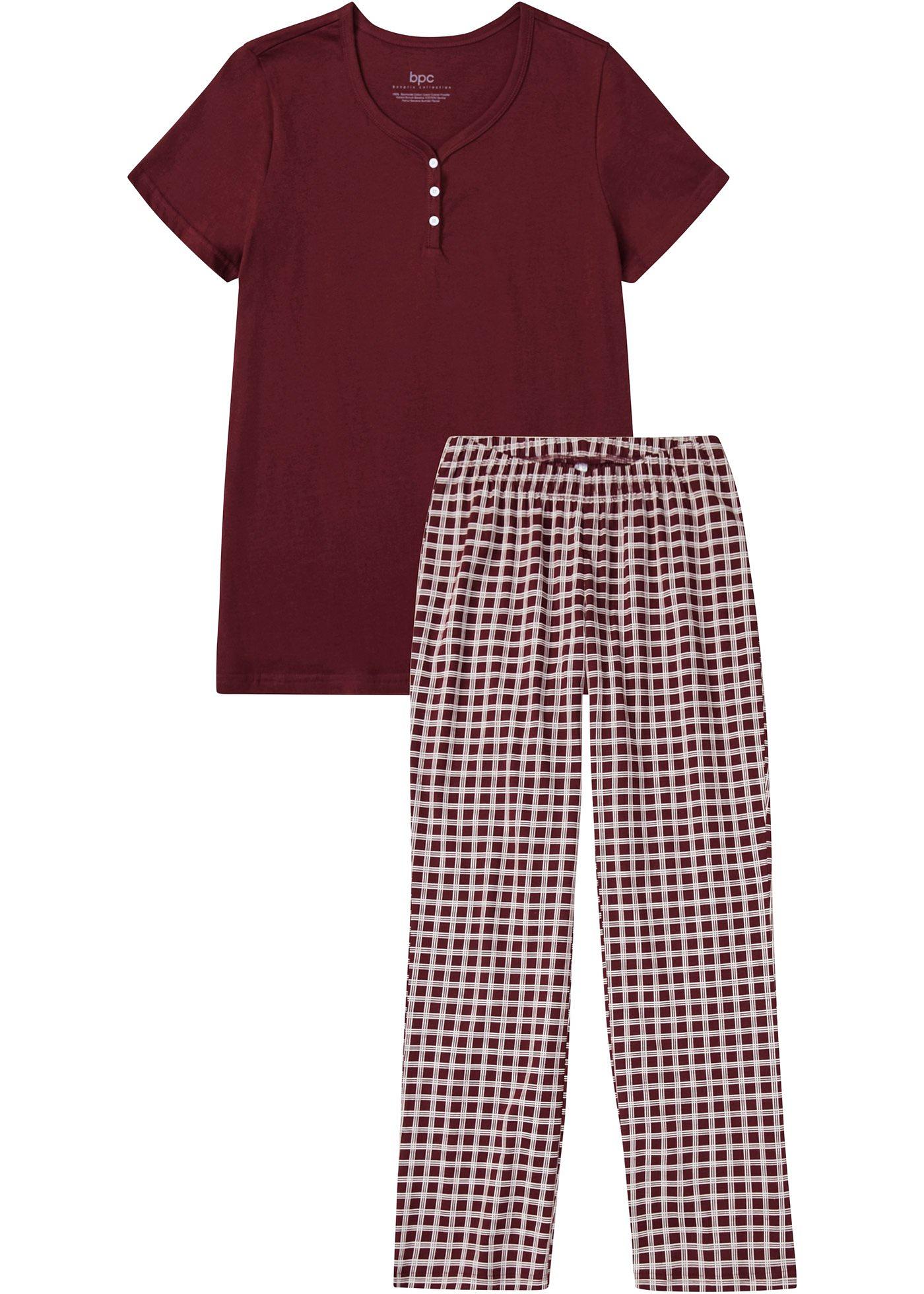 Pyjama avec patte de boutonnage