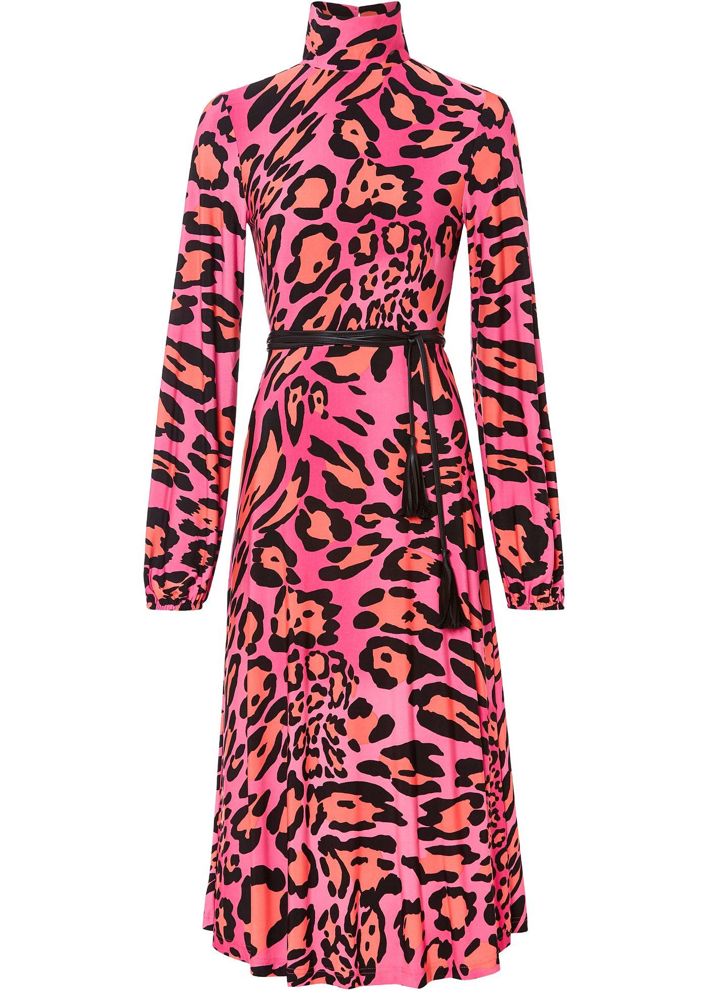 Robe longue avec ceinture à nouer