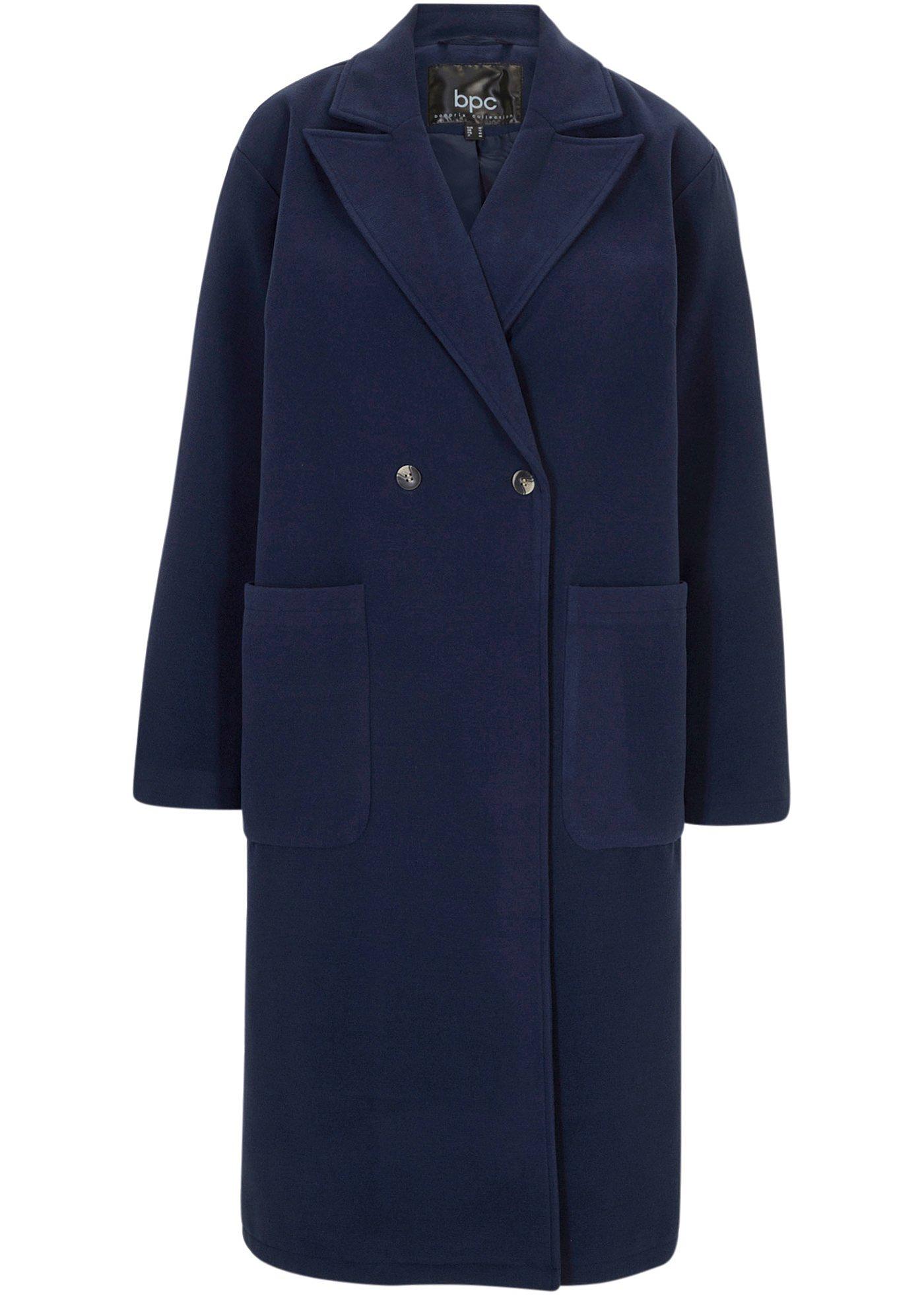 Manteau décontracté imitation laine