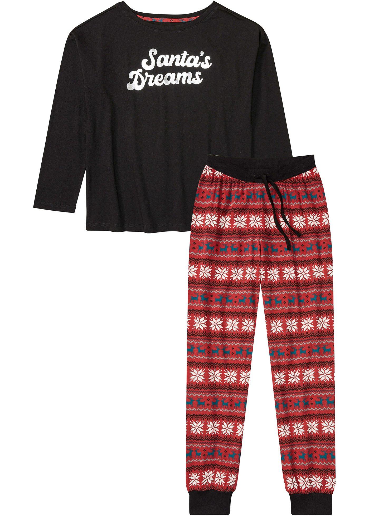 Pyjama avec T-shirt oversized et pochon cadeau