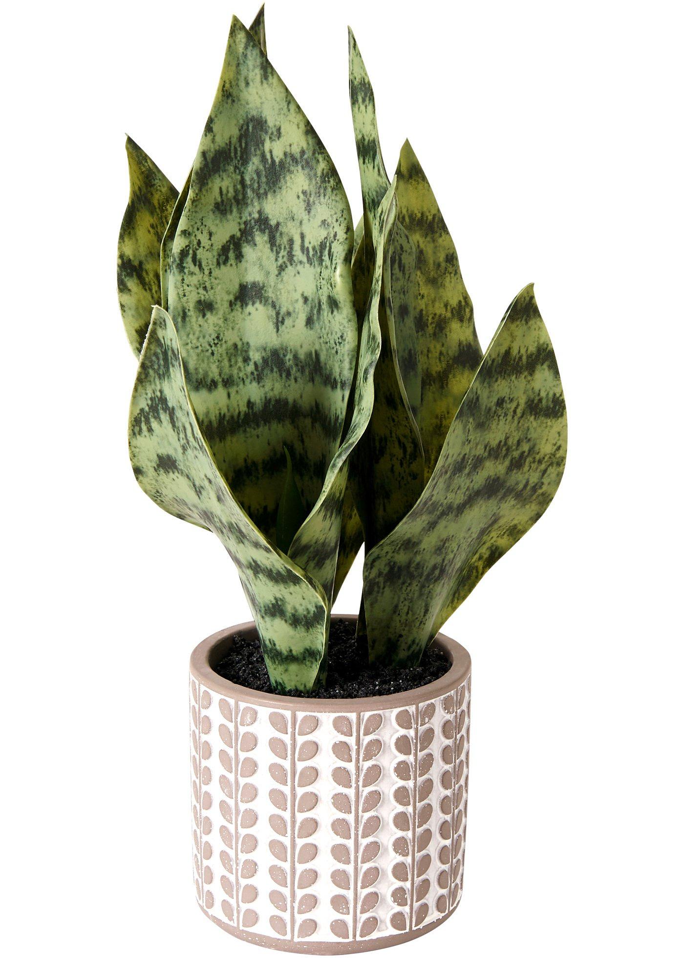 Plante artificielle en pot