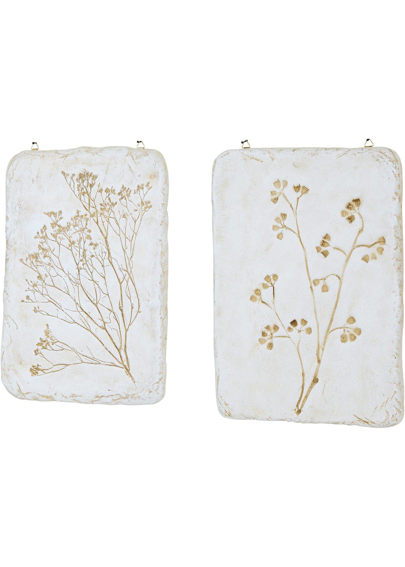 Lot de 2 carreaux déco