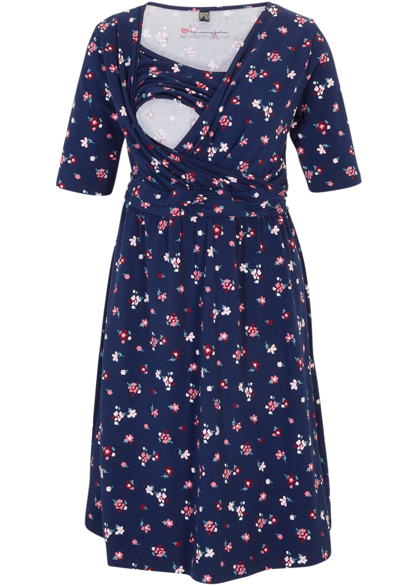 Robe de grossesse avec fonction allaitement en viscose