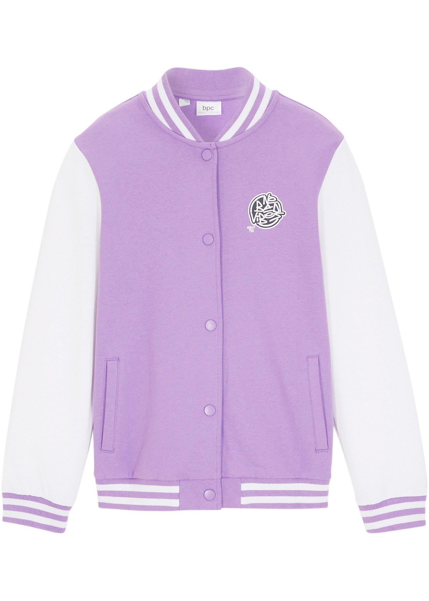 Blouson campus en sweat enfant