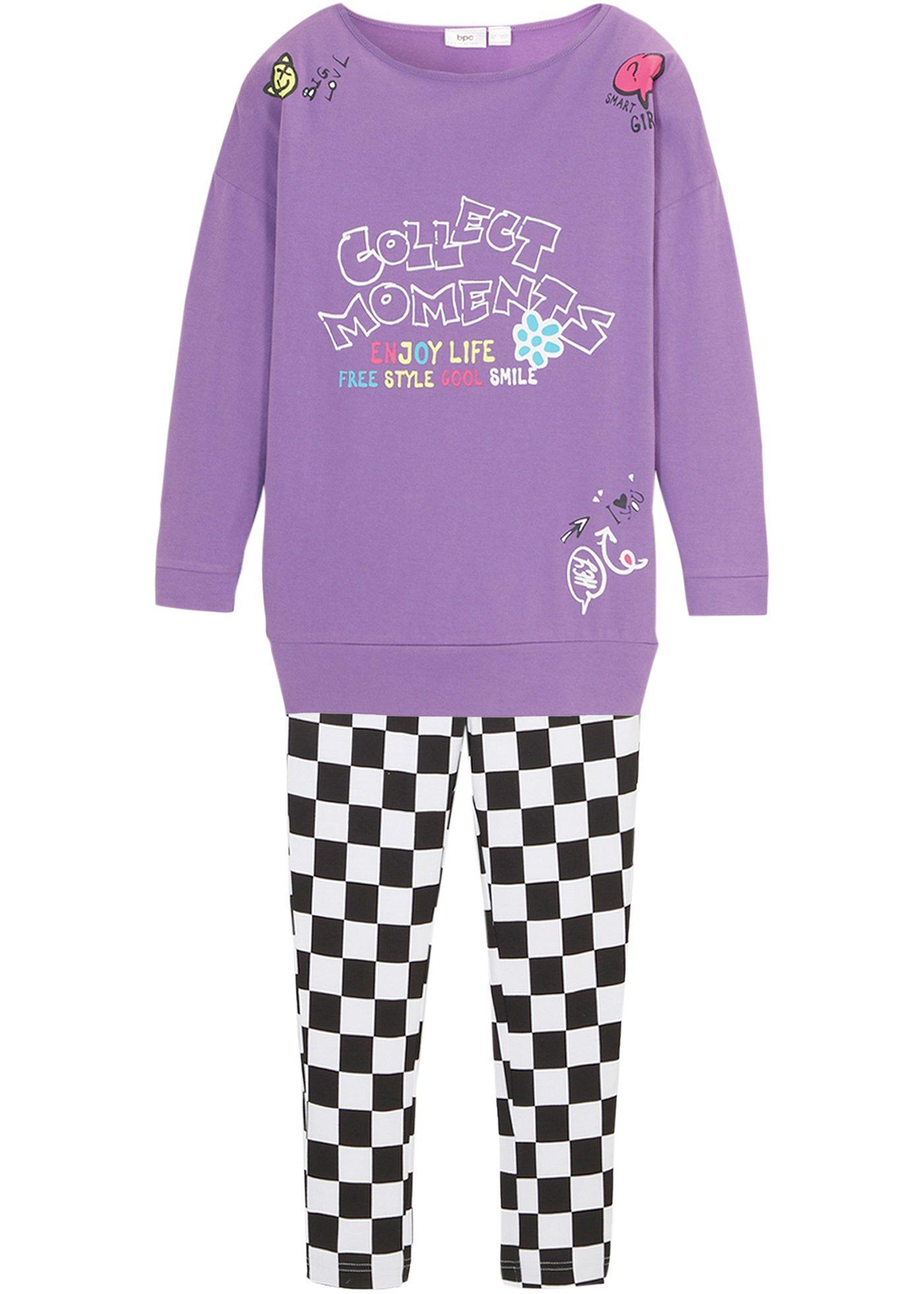 T-shirt long et legging fille (Ens. 2 pces.)