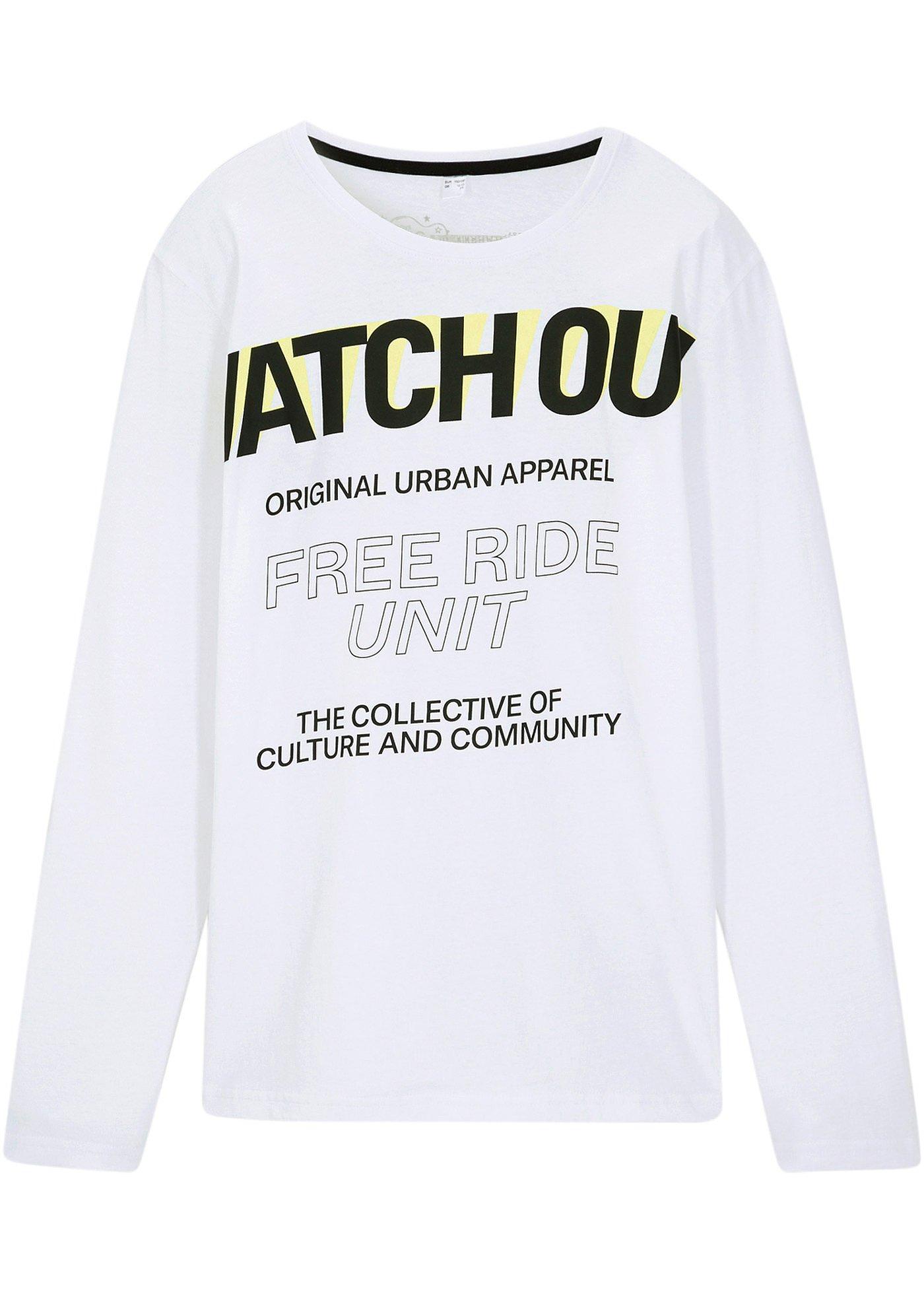 T-shirt manches longues garçon à imprimé