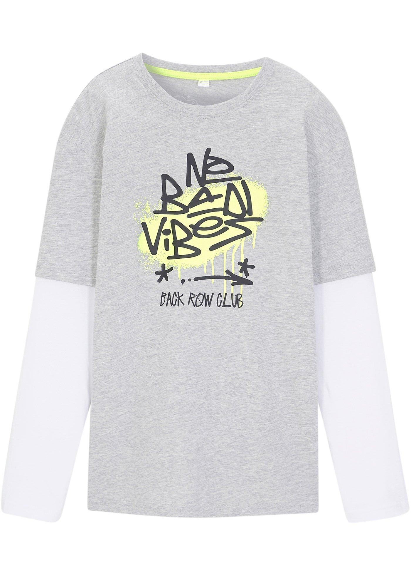 T-shirt double épaisseur garçon avec imprimé graffiti