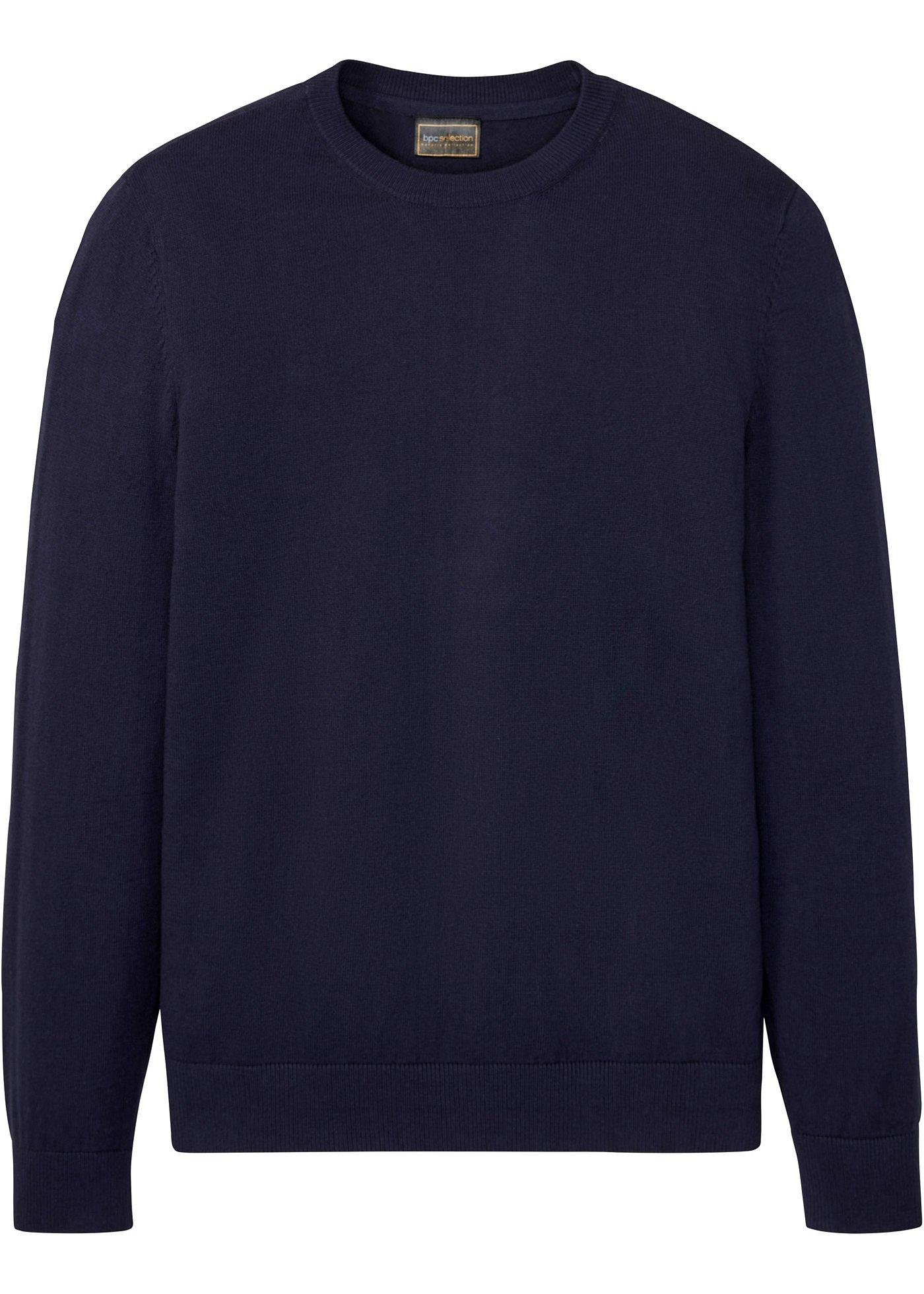 Pull col rond avec cachemire