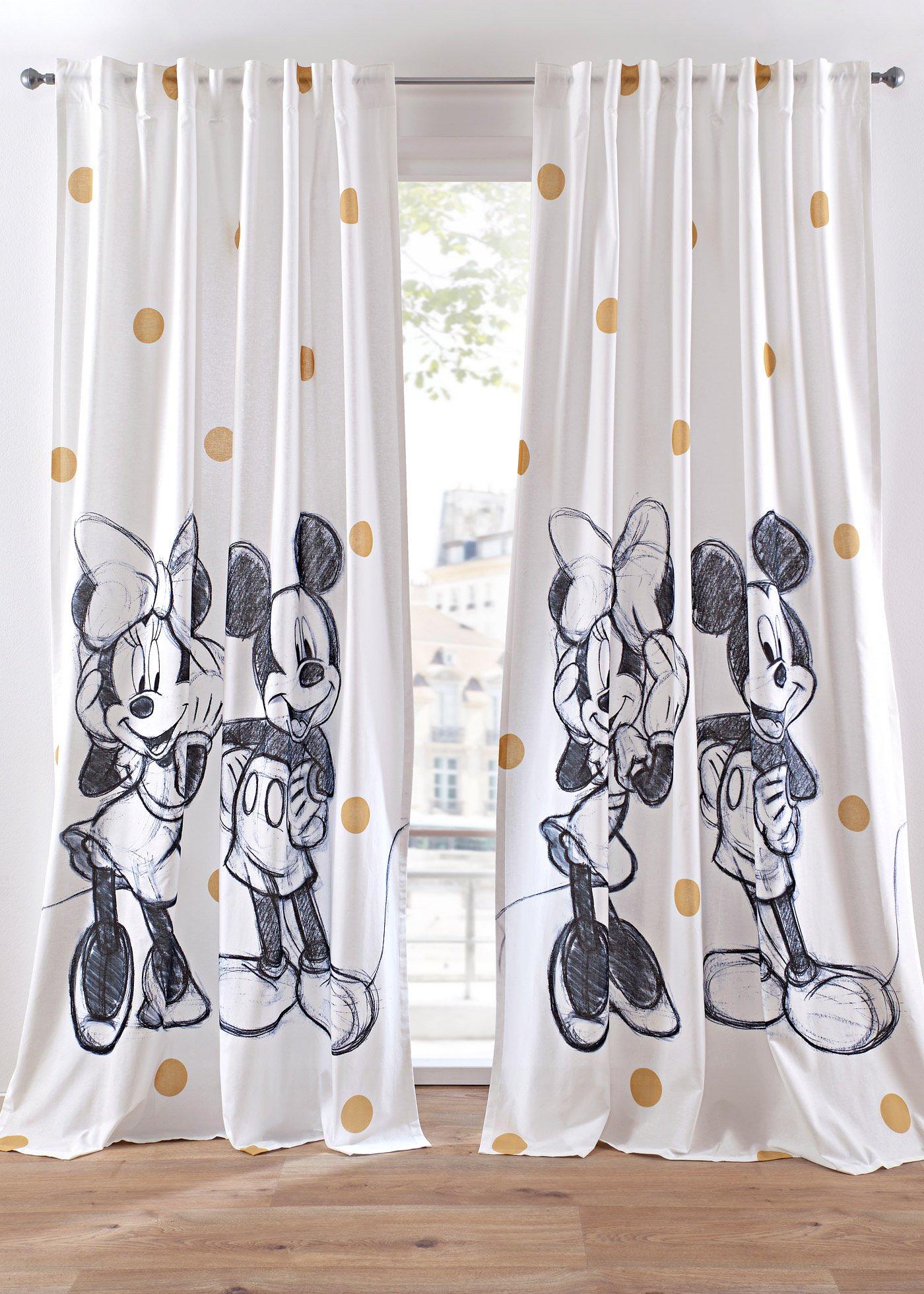 Panneau coton Disney Minnie and Mickey Mouse (1 pce.)