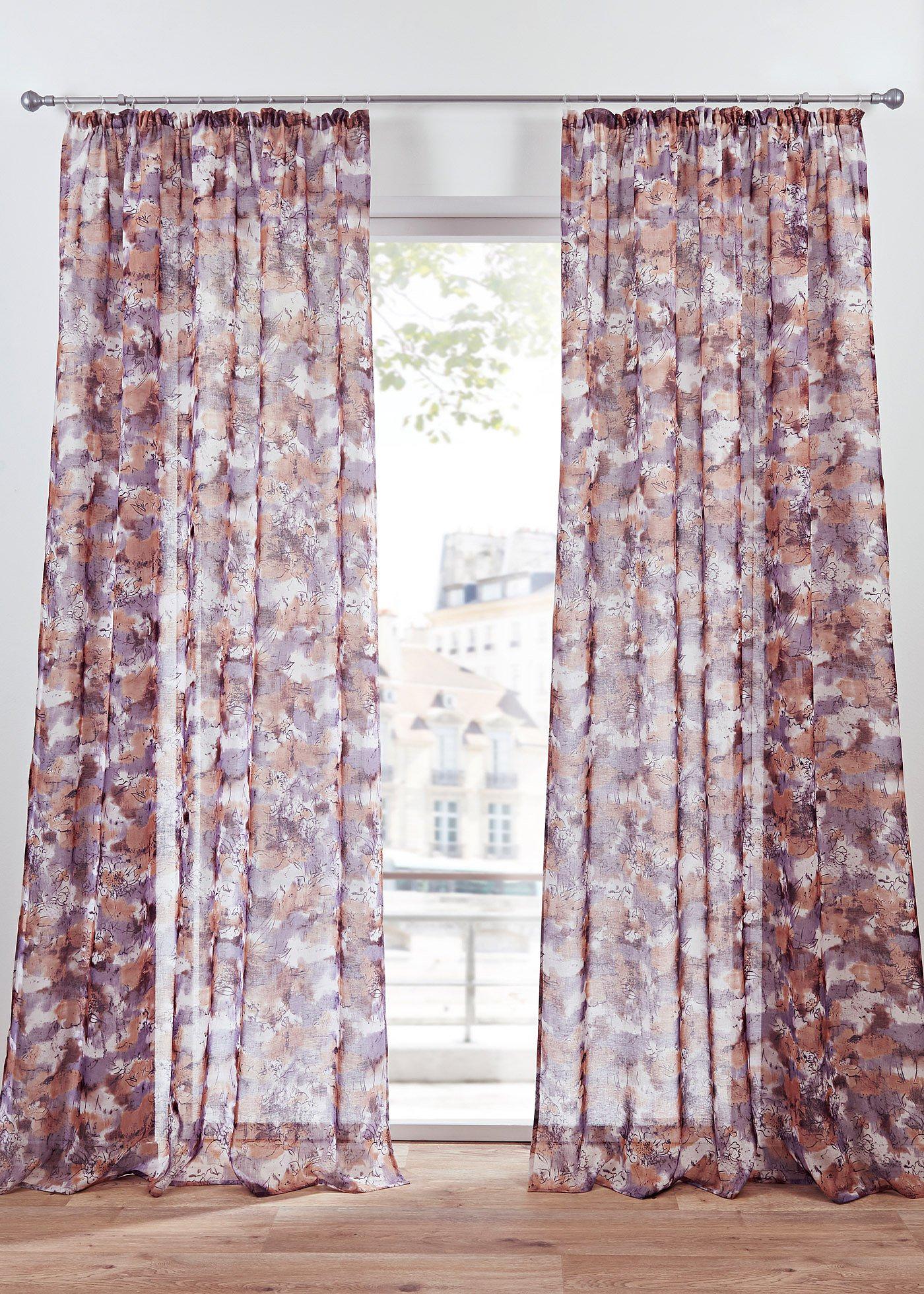 Voilage imprimé (1 pce.)