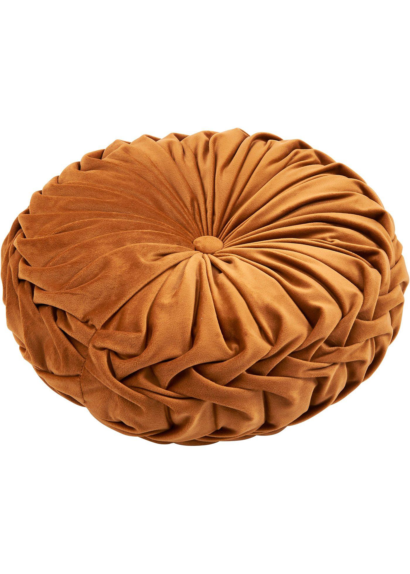 Coussin déco aspect velours