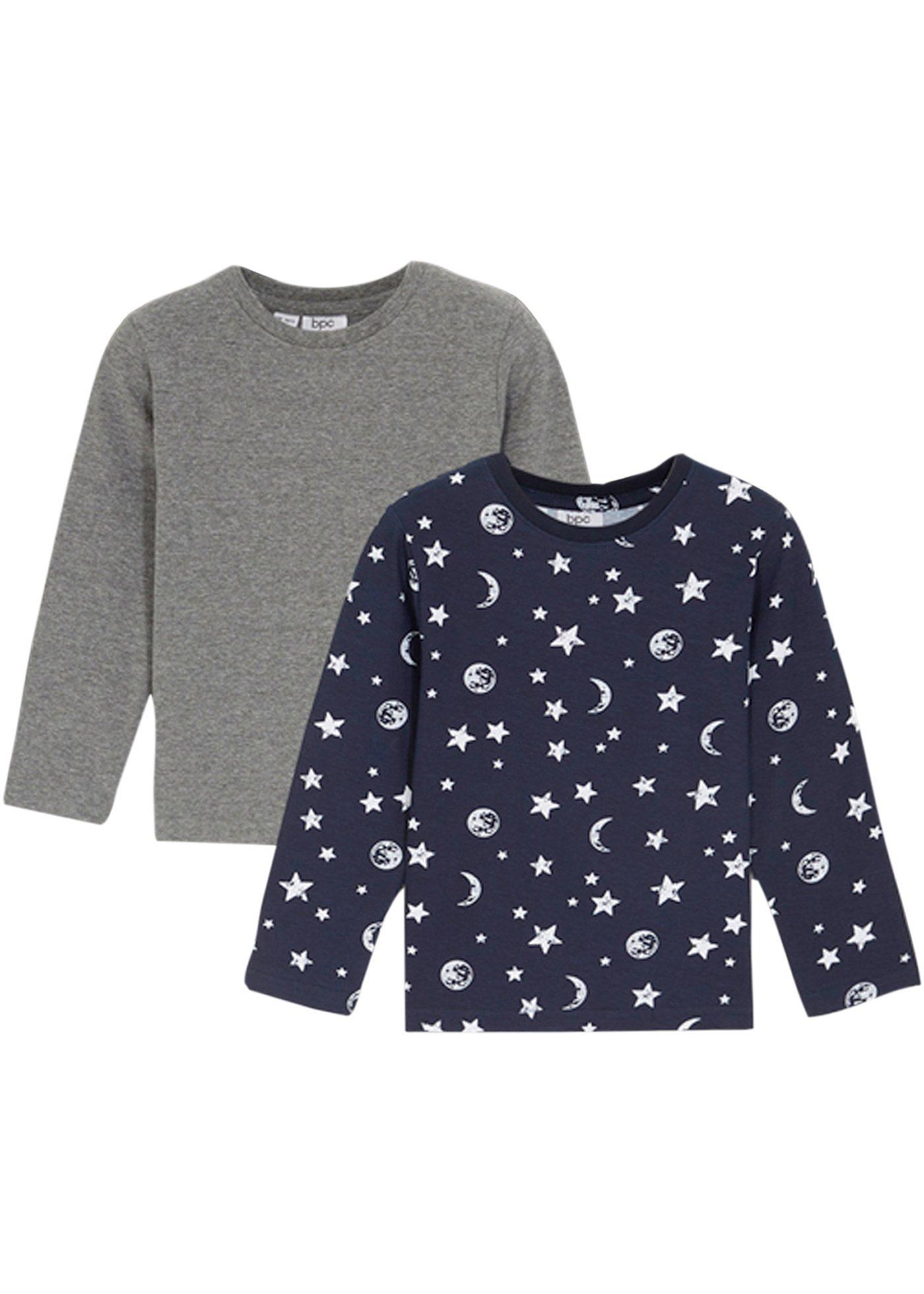 Lot de 2 tricots de peau manches longues pour enfant