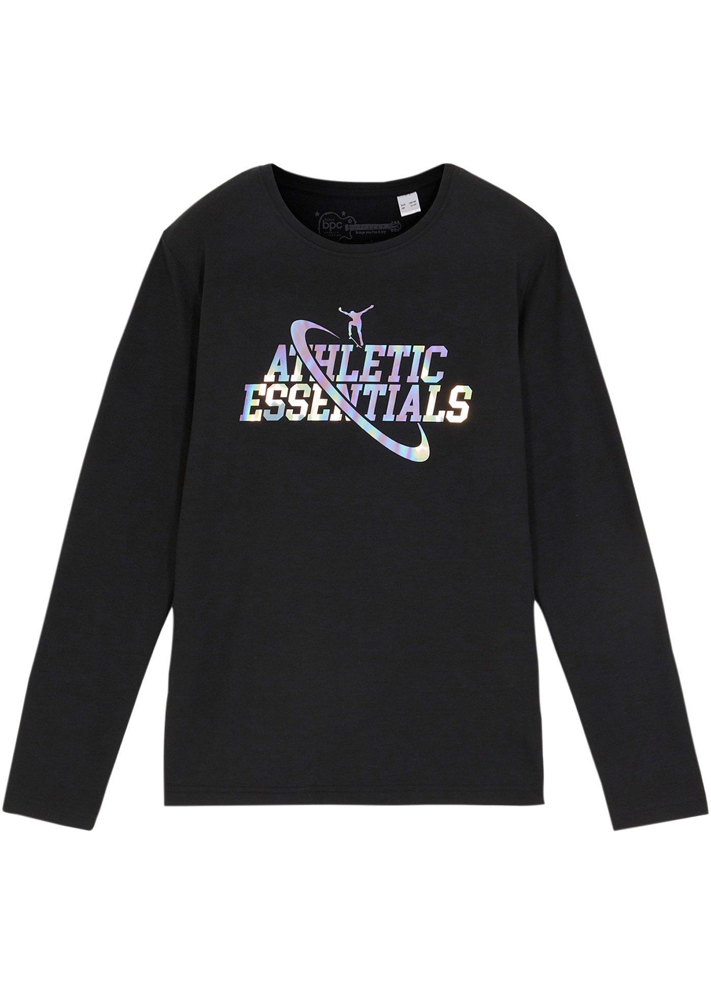 T-shirt manches longues garçon avec imprimé réfléchissant