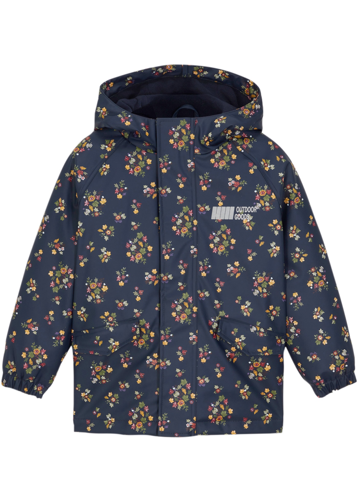 veste de pluie thermo enfant avec imprimé floral
