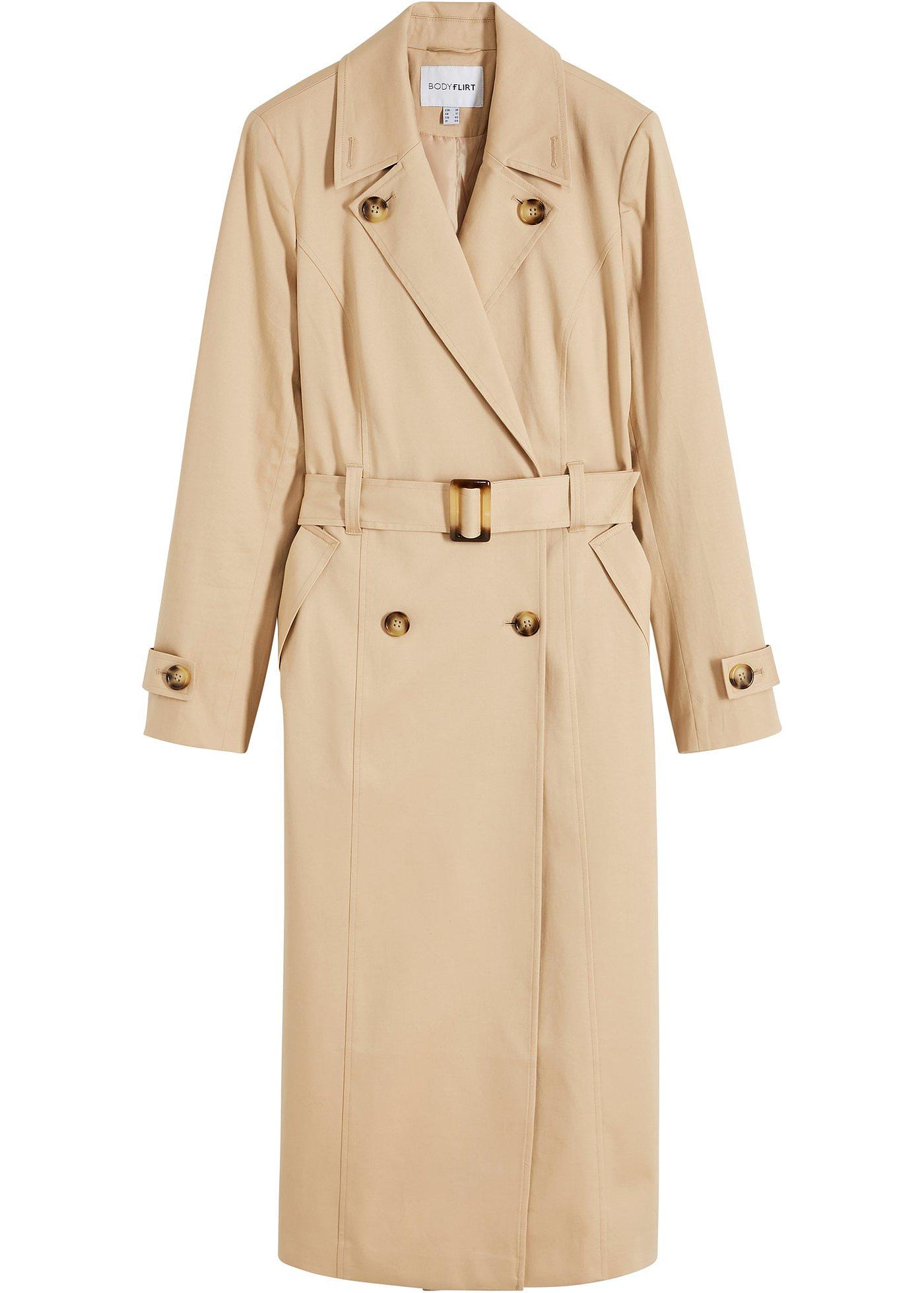 Trench-coat avec ceinture (Ens. 2 pces.)