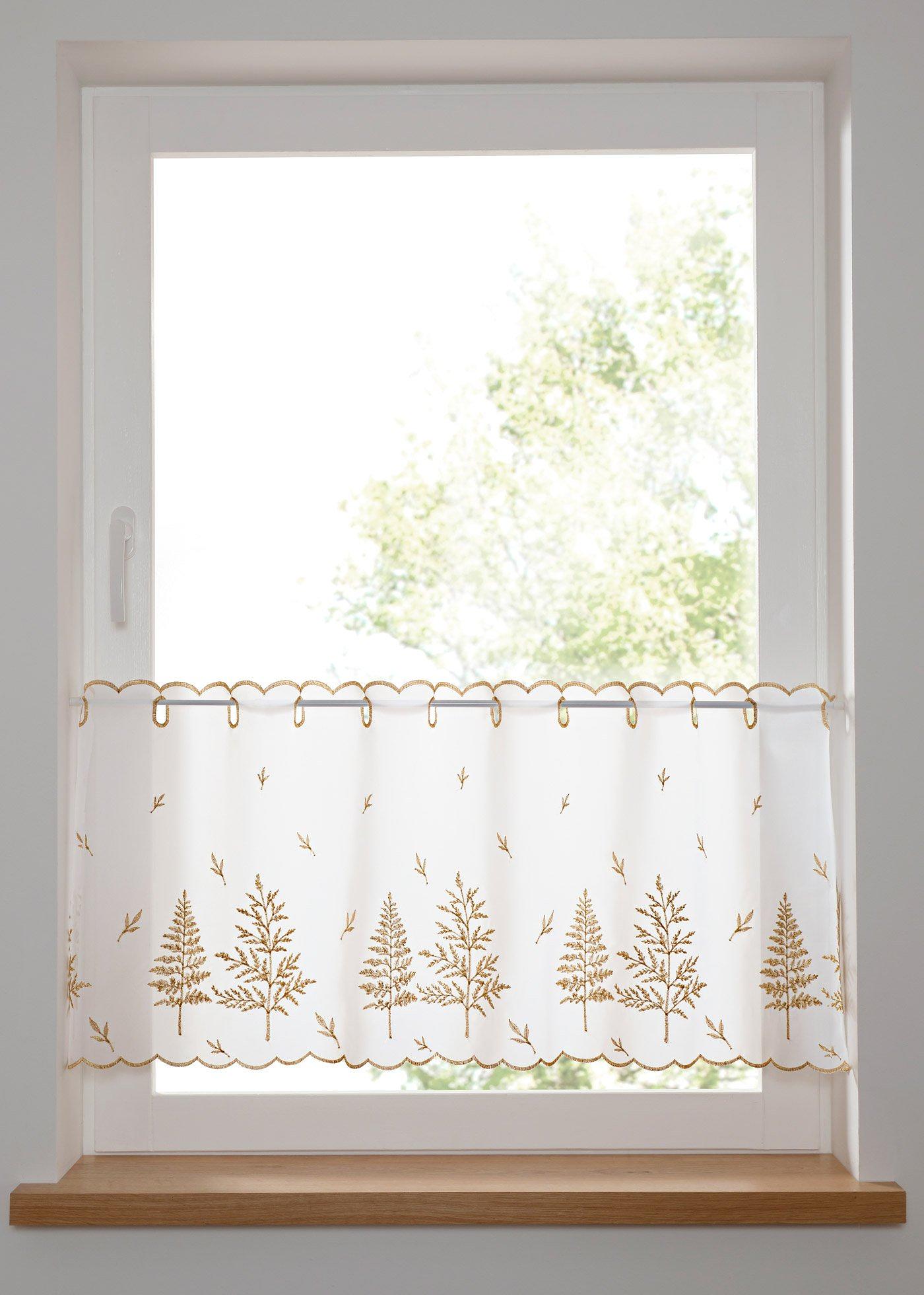 Brise-bise avec broderie