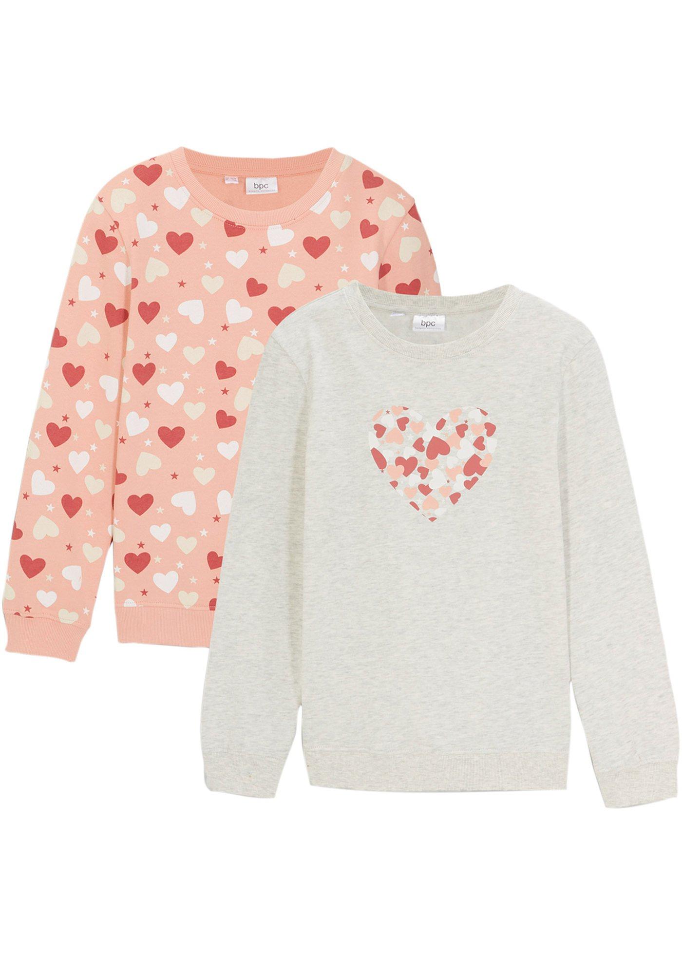 Lot de 2 sweat-shirts fille