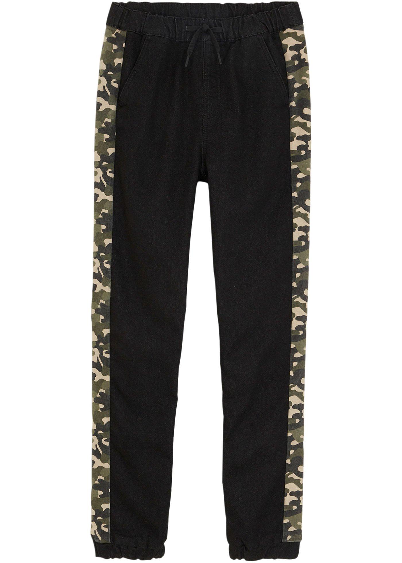 Jean hiver garçon avec empiècement camouflage