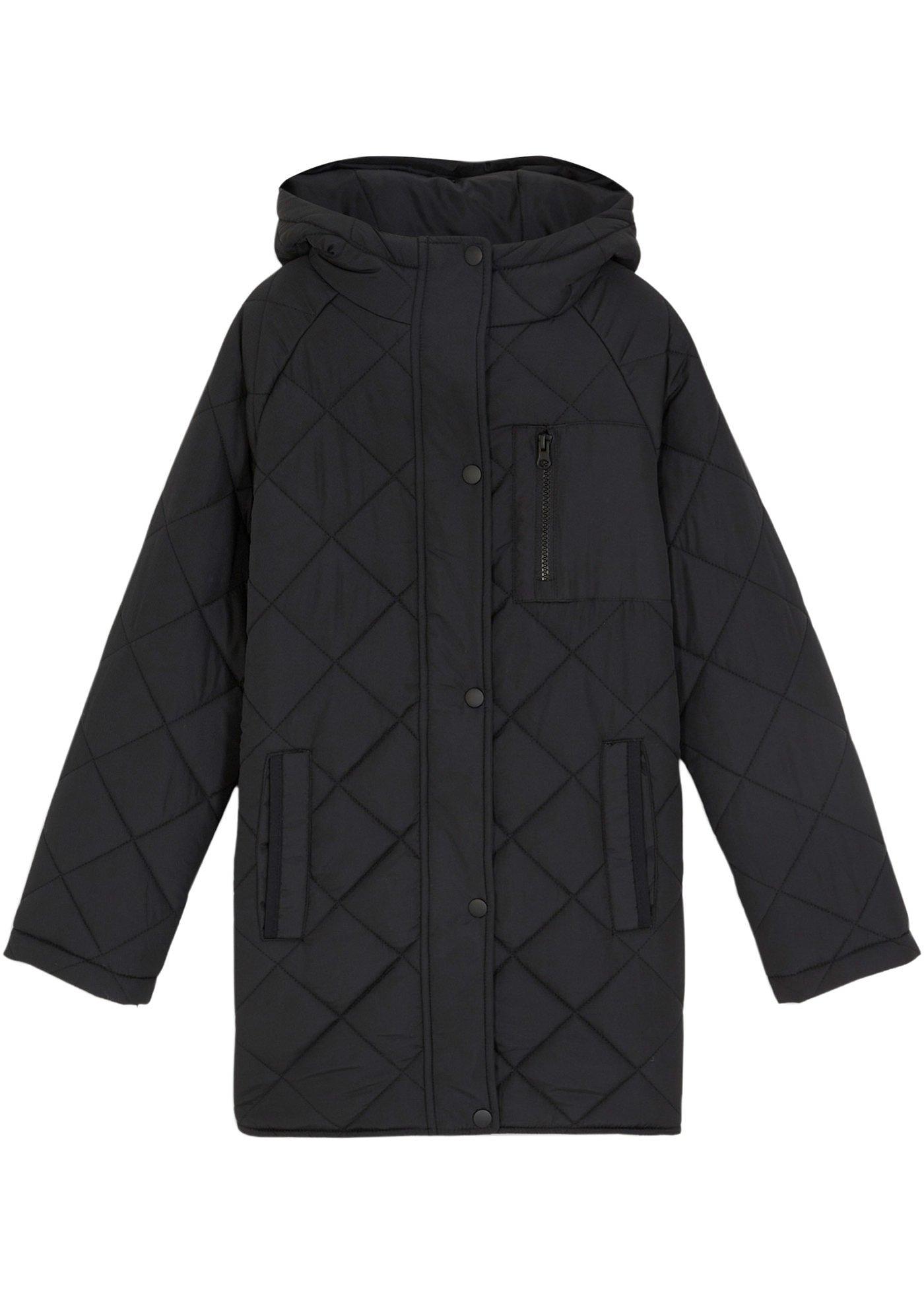 Veste mi-saison fille avec motif losange