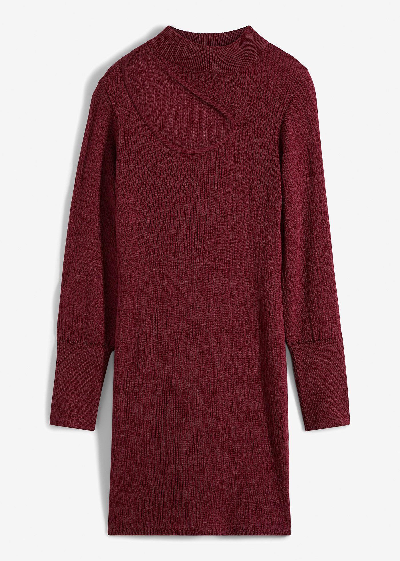 Robe en maille à découpe