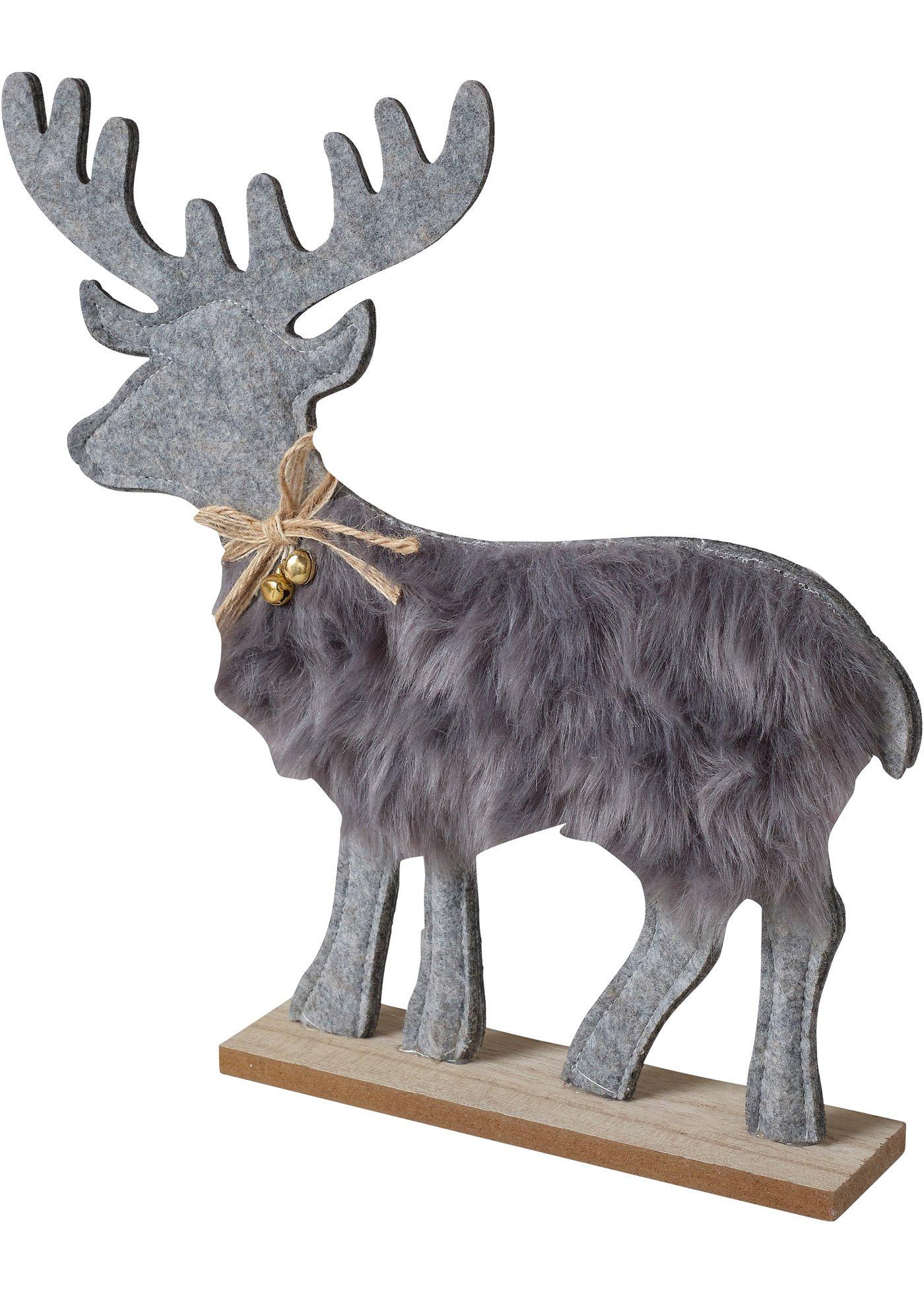 Figurine déco élan avec synthétique