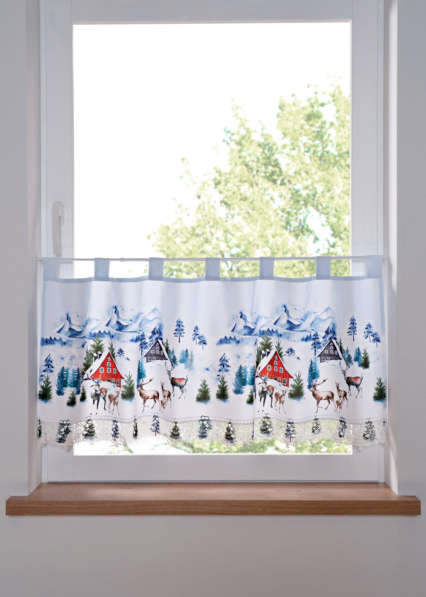 Brise-bise avec imprimé hiver