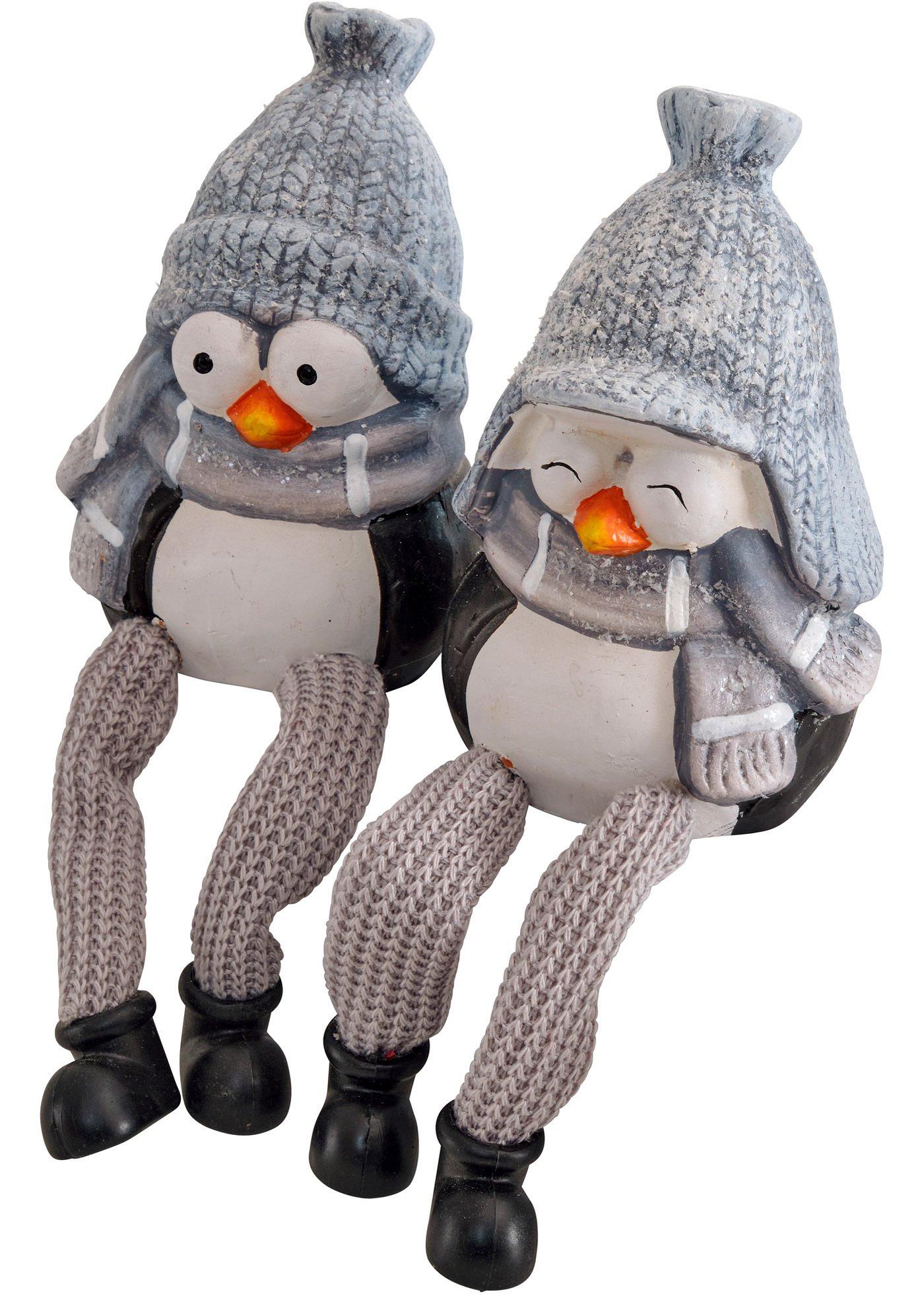 Déco bord d'étagère pingouins (Ens. 2 pces.)