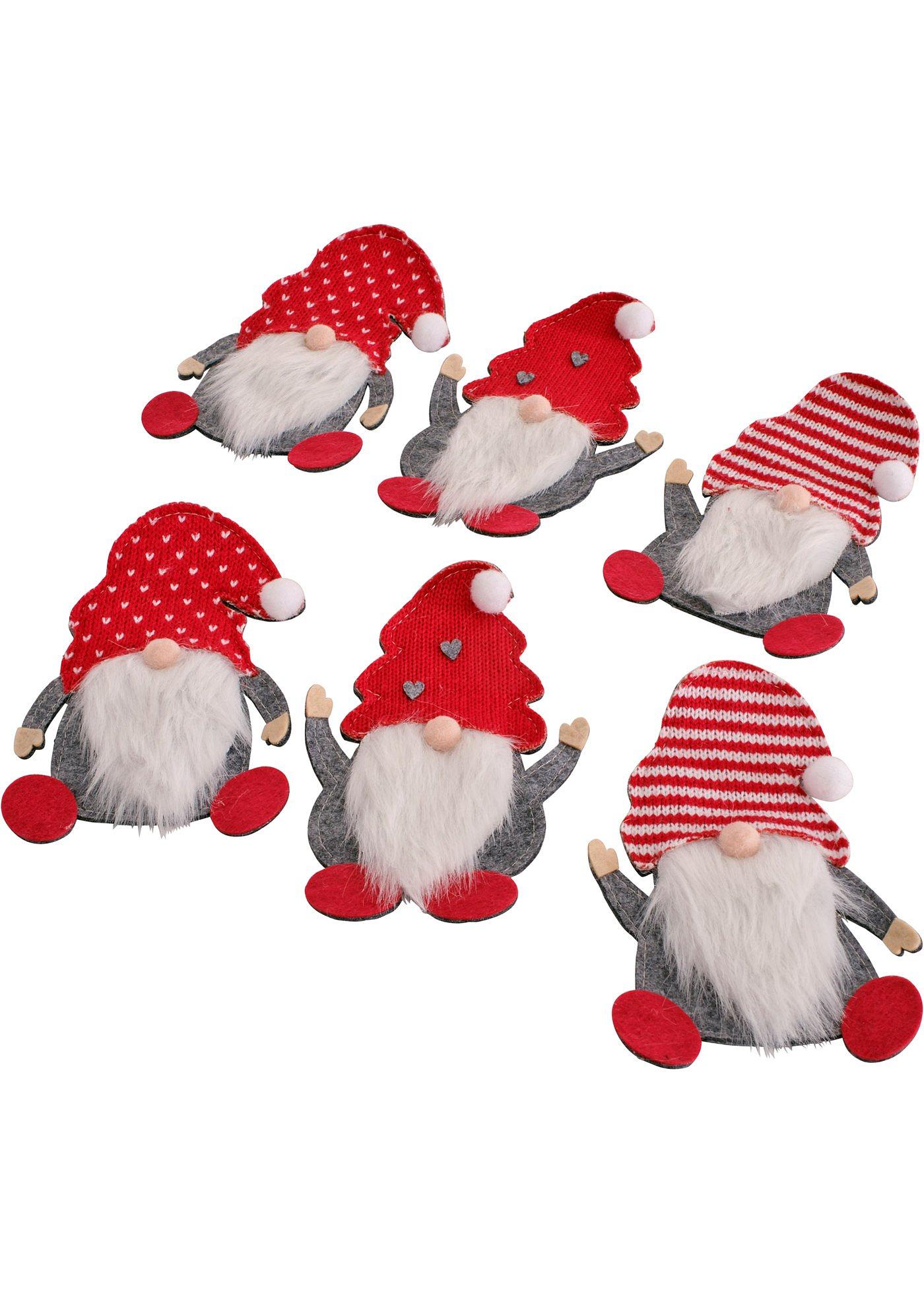 Porte-couverts en forme de lutin (Ens. 6 pces.)