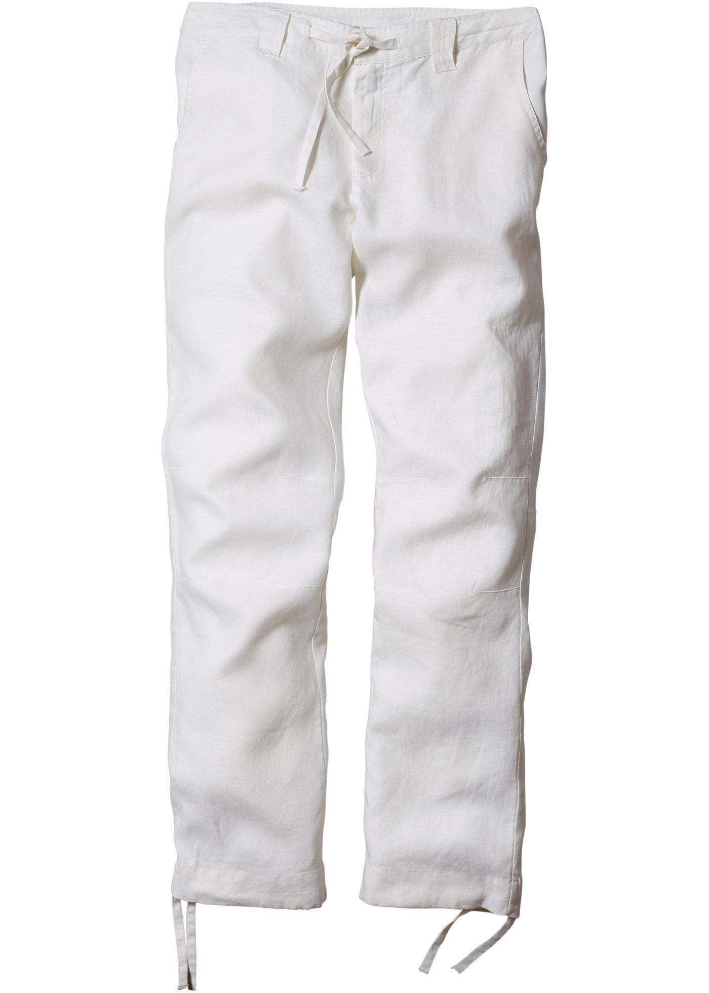 Pantalon en lin regular fit