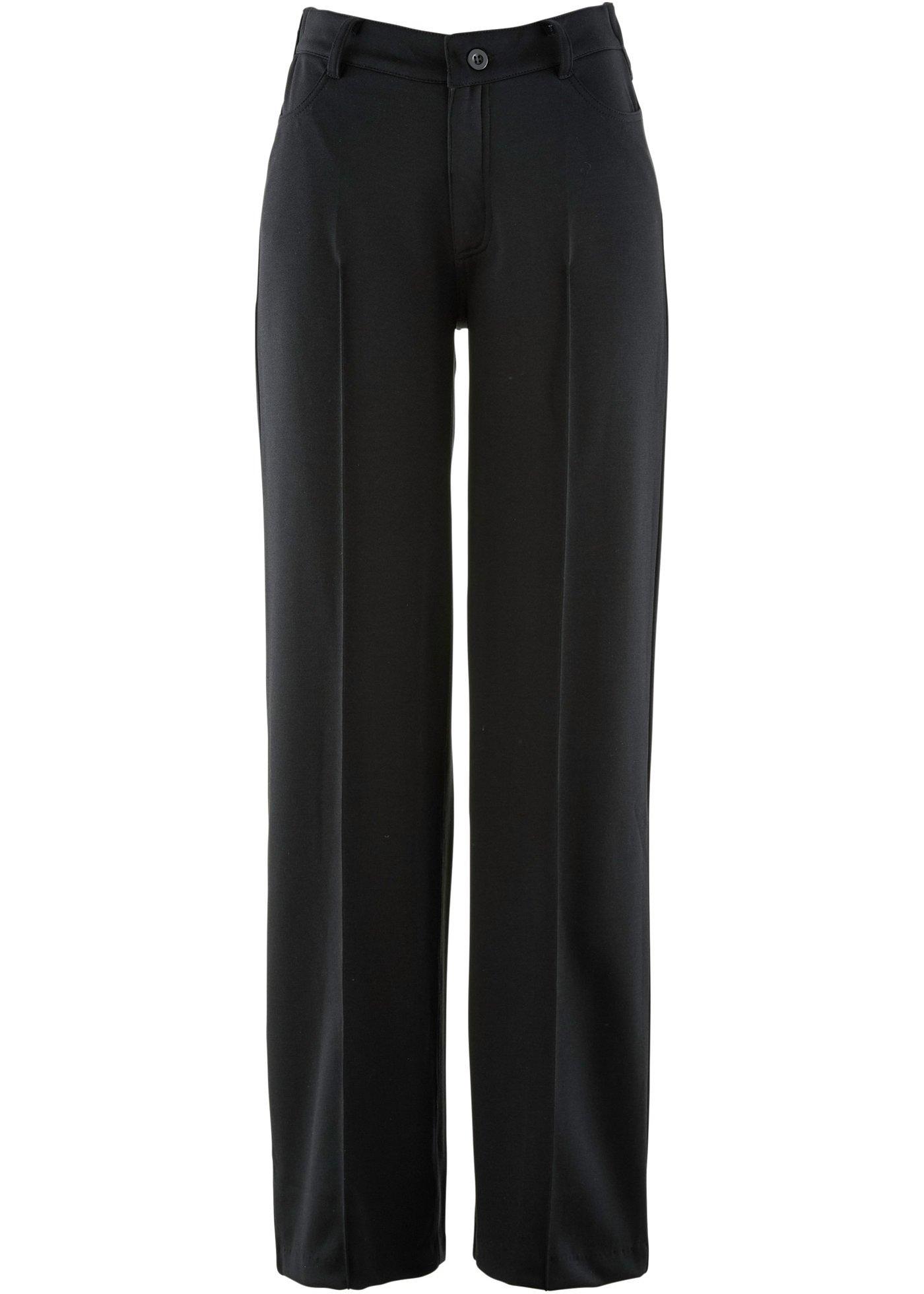 Pantalon Punto di Roma à empiècement taille confortable, style Marlène