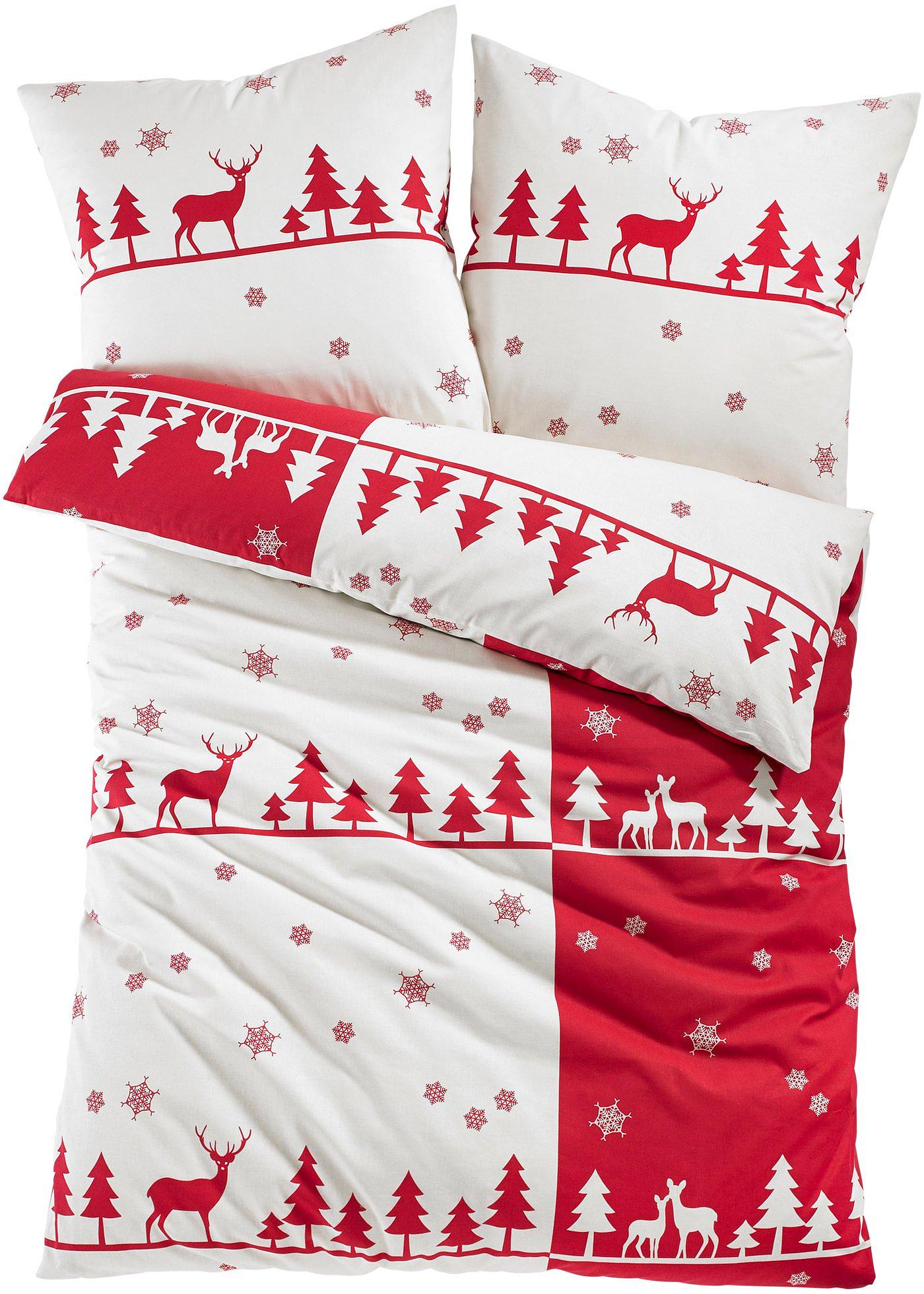 Parure de lit motif hivernal