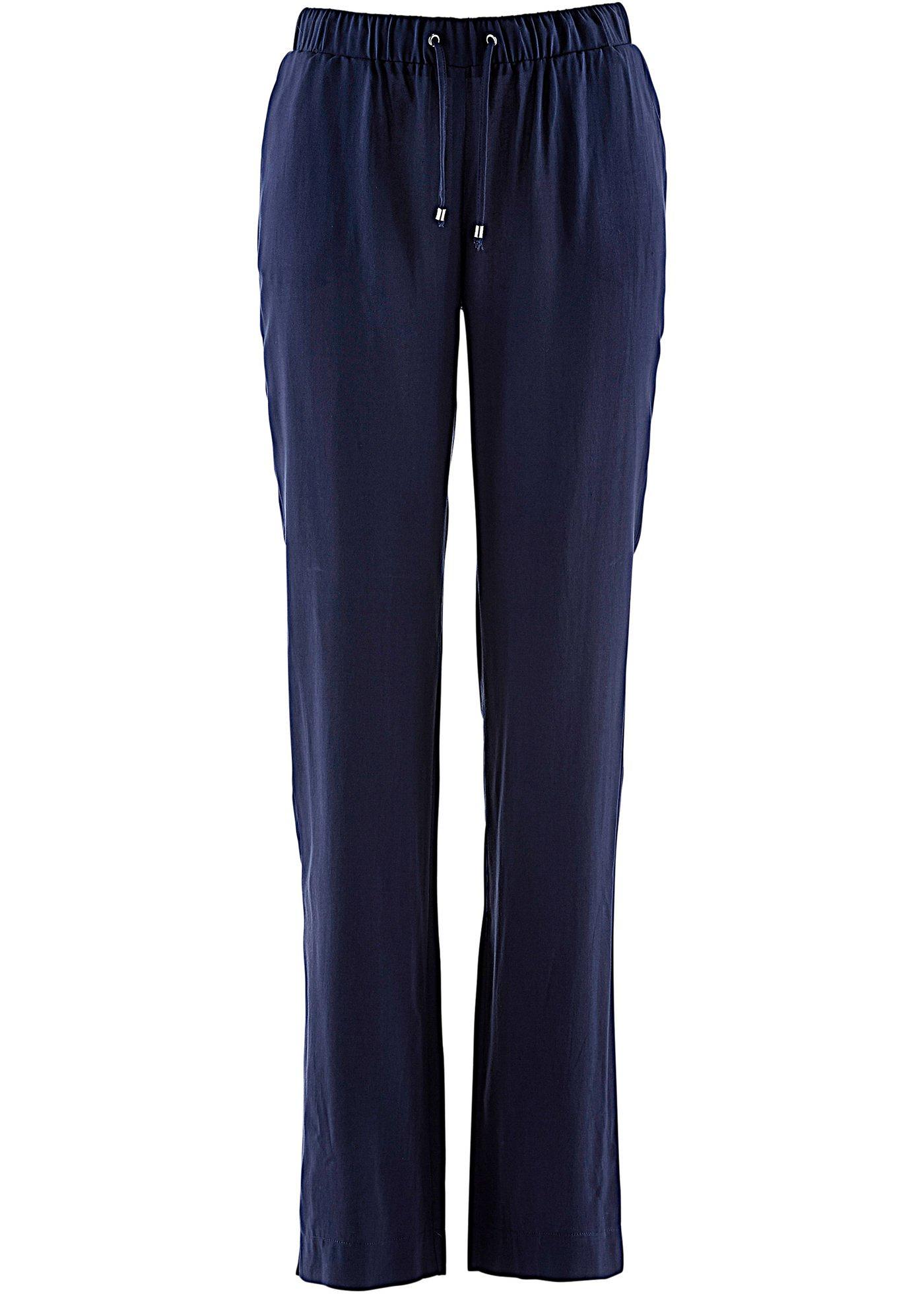 Pantalon à taille élastiquée