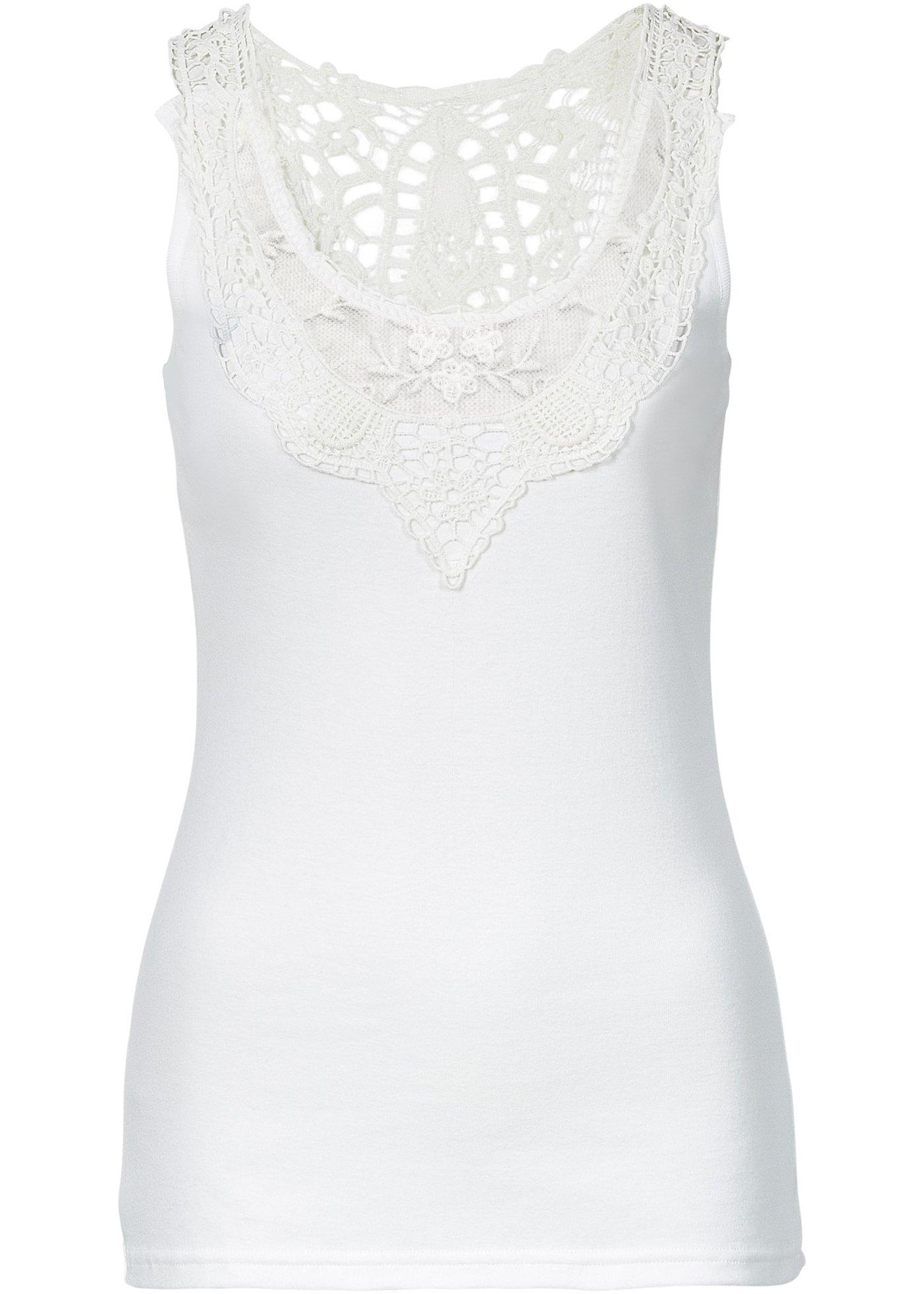 Top à dentelle