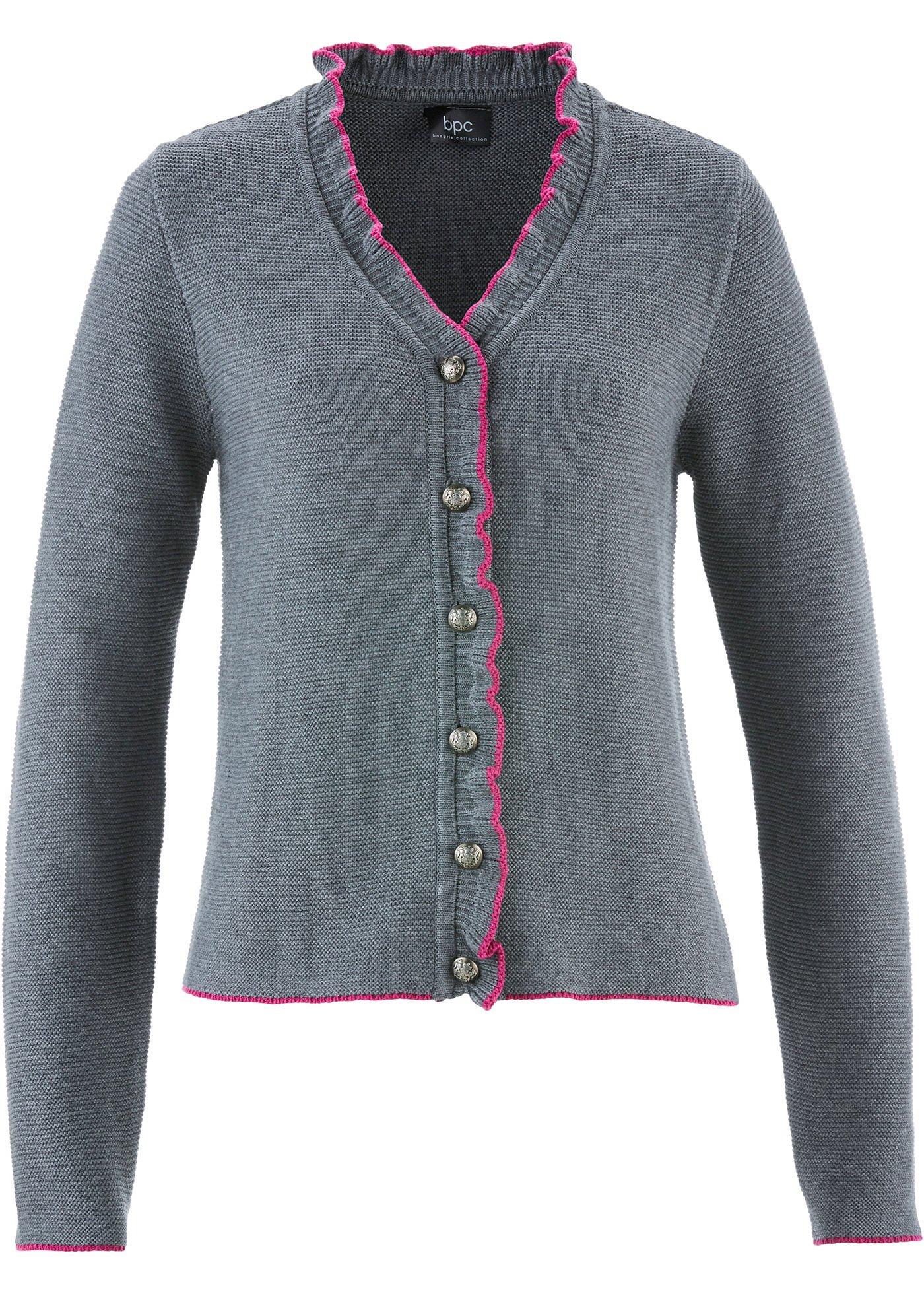 Gilet en maille bavarois avec ruchés