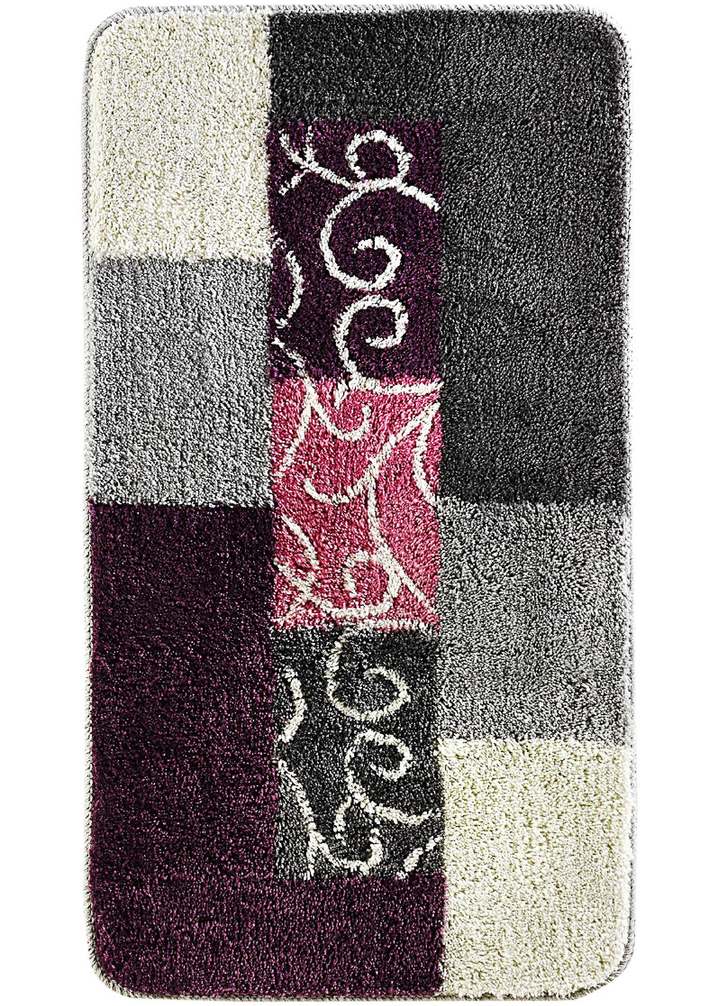 Parure de salle de bain en matière tuftée douce