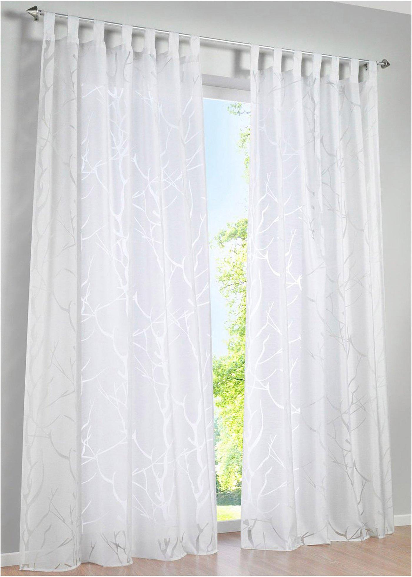 Voilage en dévoré (1 pce.)