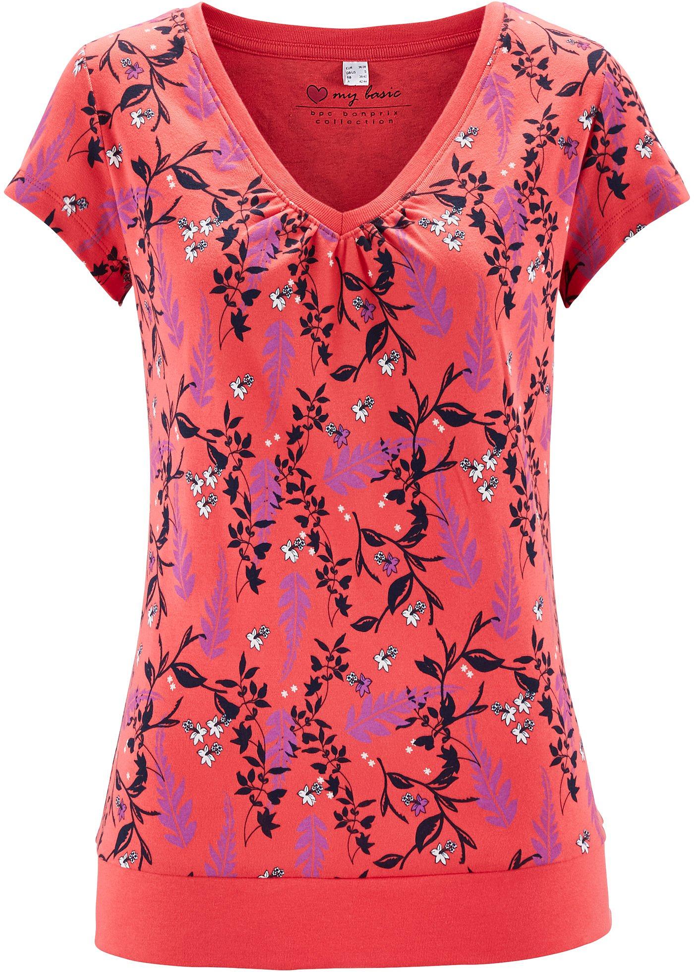 T-shirt coton, manches courtes