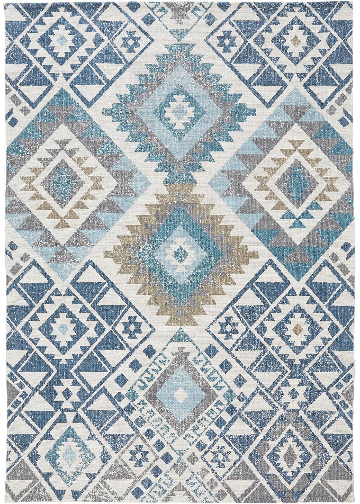 Tapis kilim intérieur et extérieur à imprimé numérique