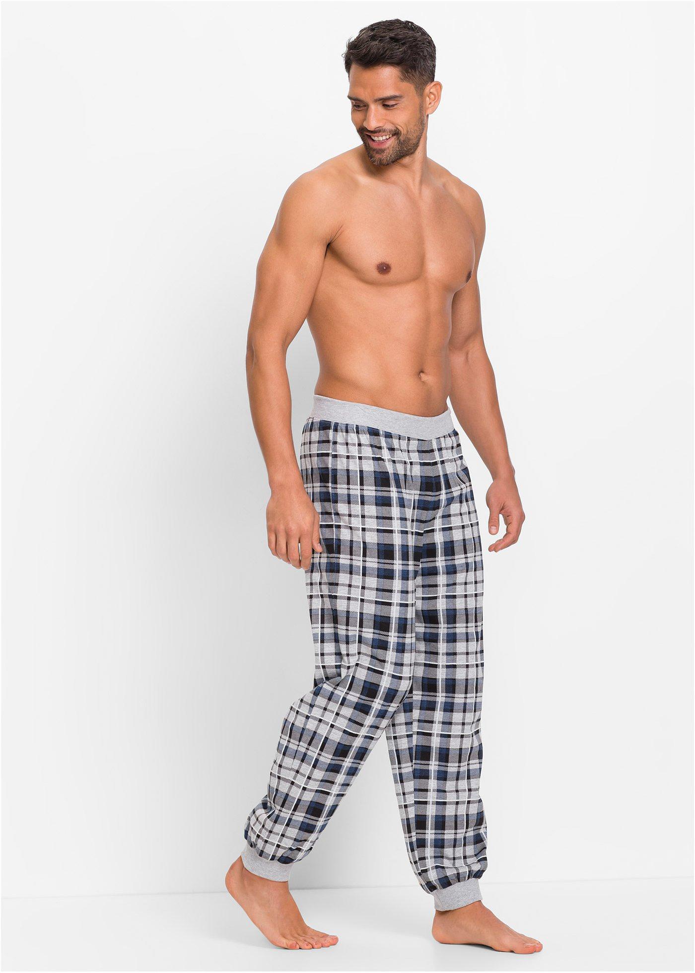 Pantalon Pyjama Homme à Carreaux - Taille élastique, Poches - Léger Et Confortable Pour été/hiver