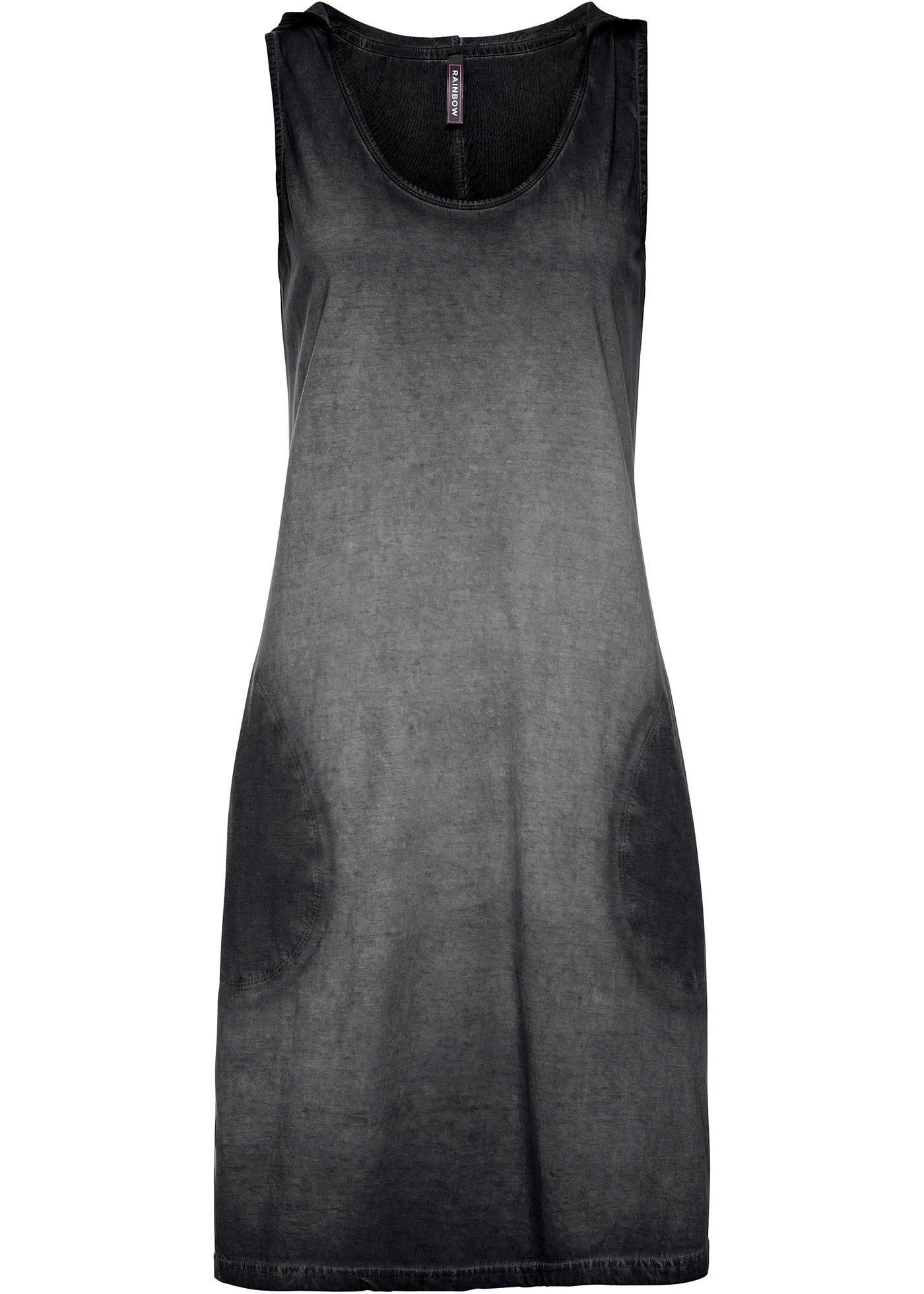 Robe en jersey à capuche