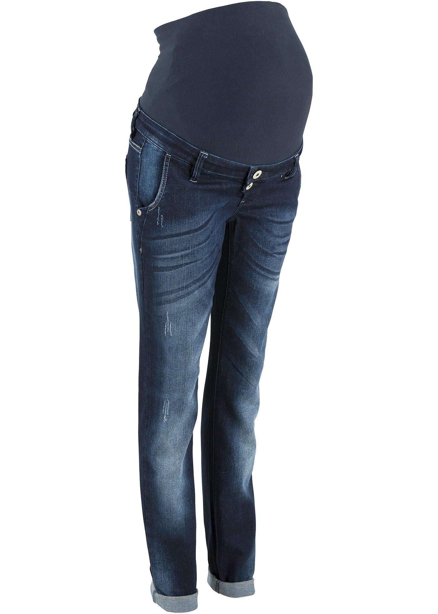 Image de Jean de grossesse style Boyfriend, jambes fuselées