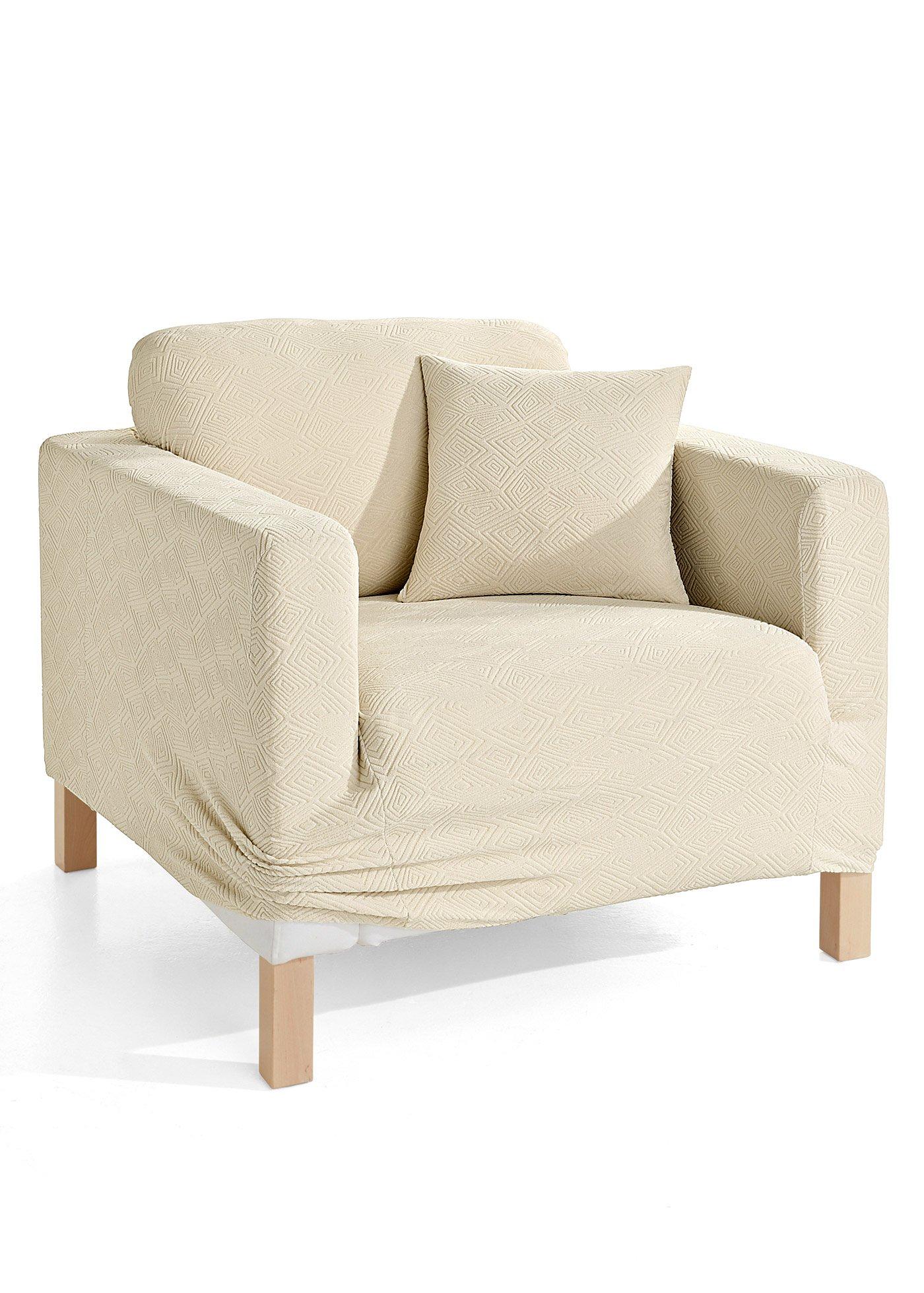 Housse avec motif en relief