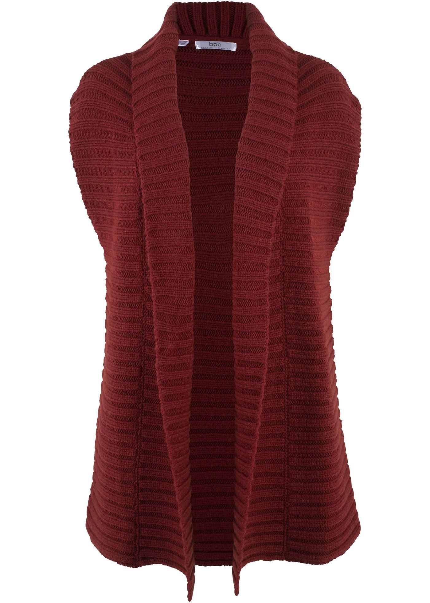 Gilet sans manches en maille