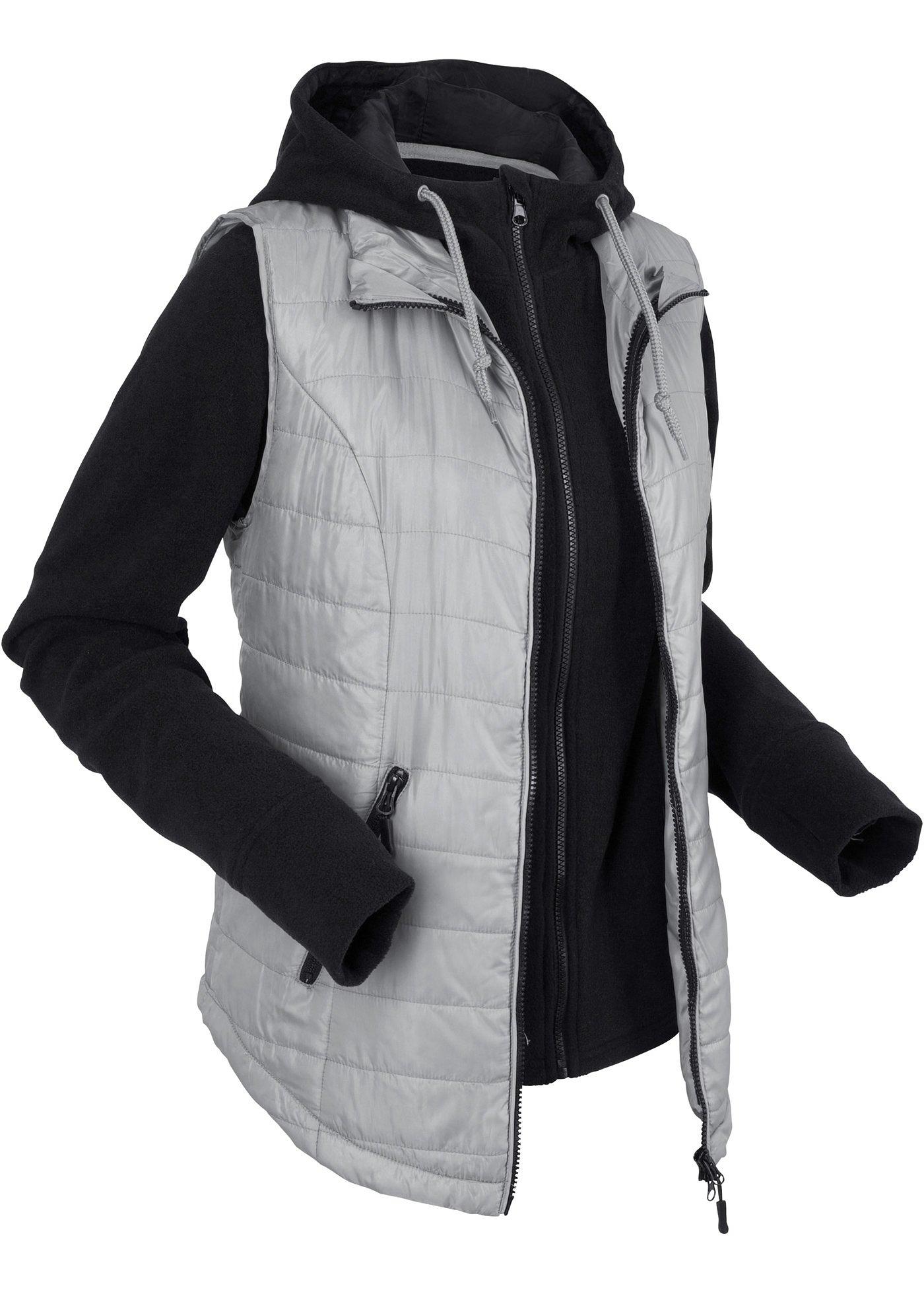 Gilet outdoor 3en1 avec veste en polaire intégrée