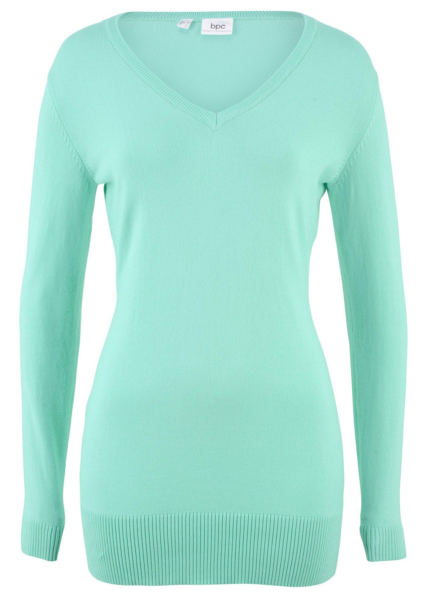 Pull long en maille fine