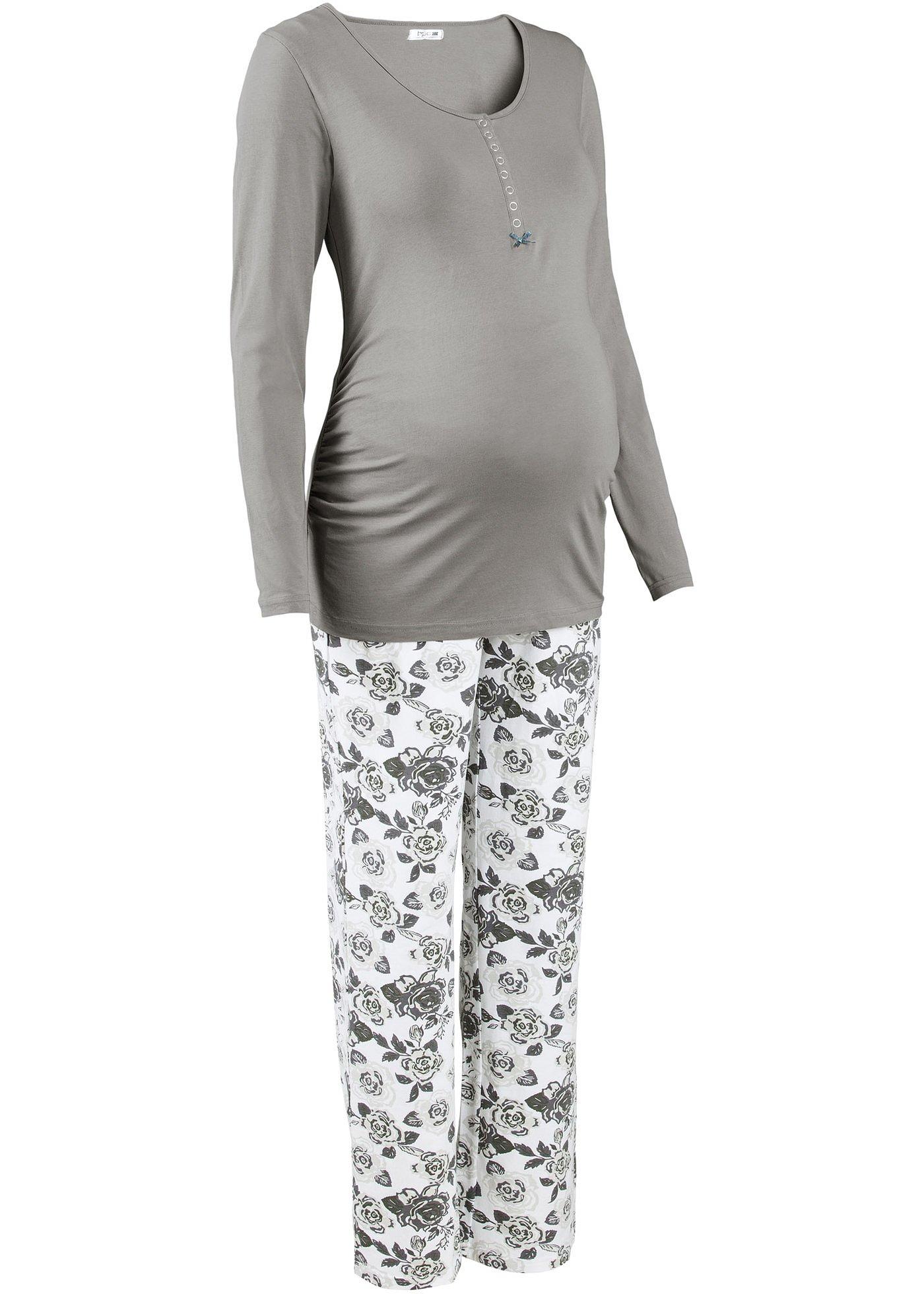 Pyjama d'allaitement en coton bio