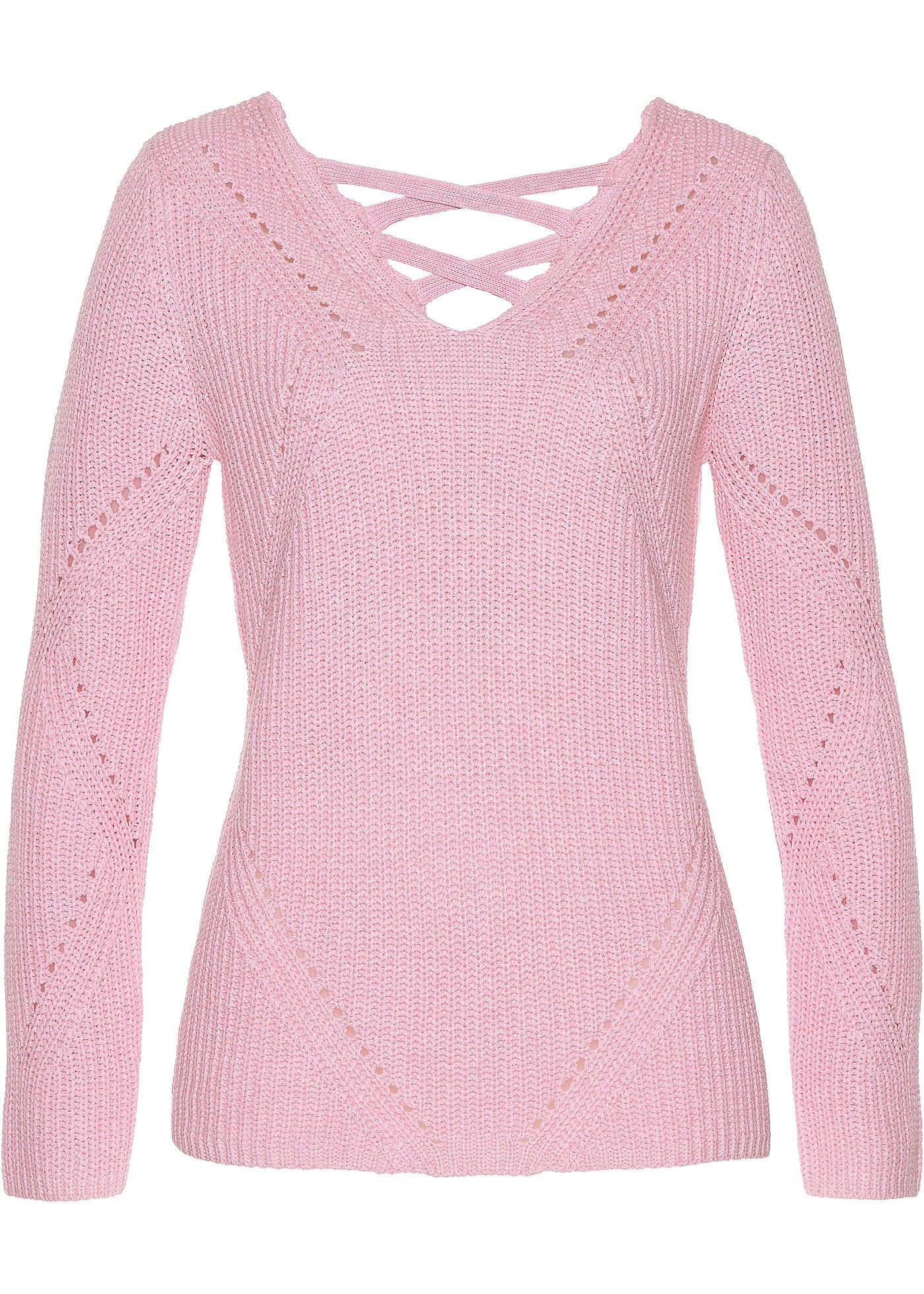 Pull avec dos raffiné