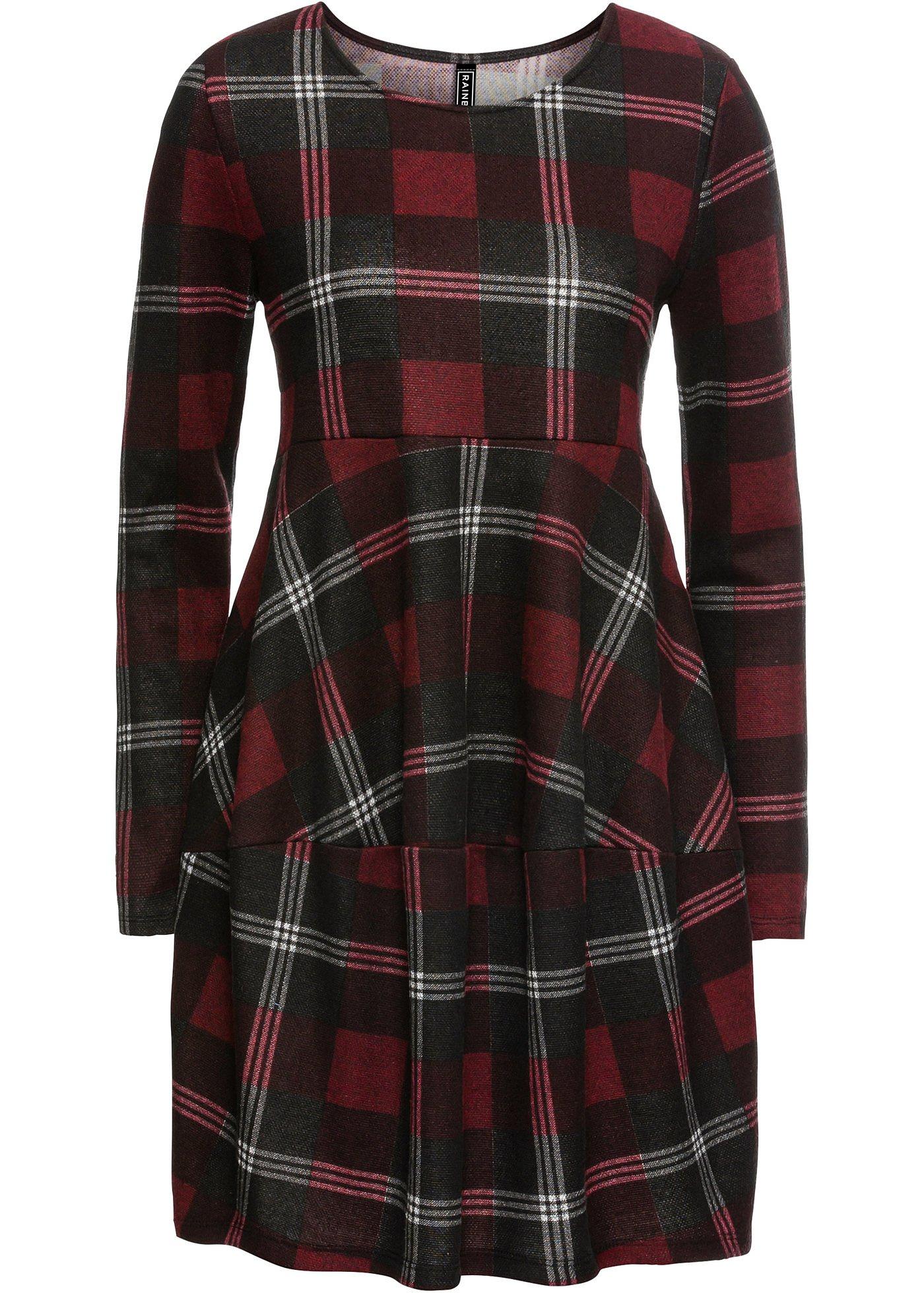 Robe oversize à carreaux