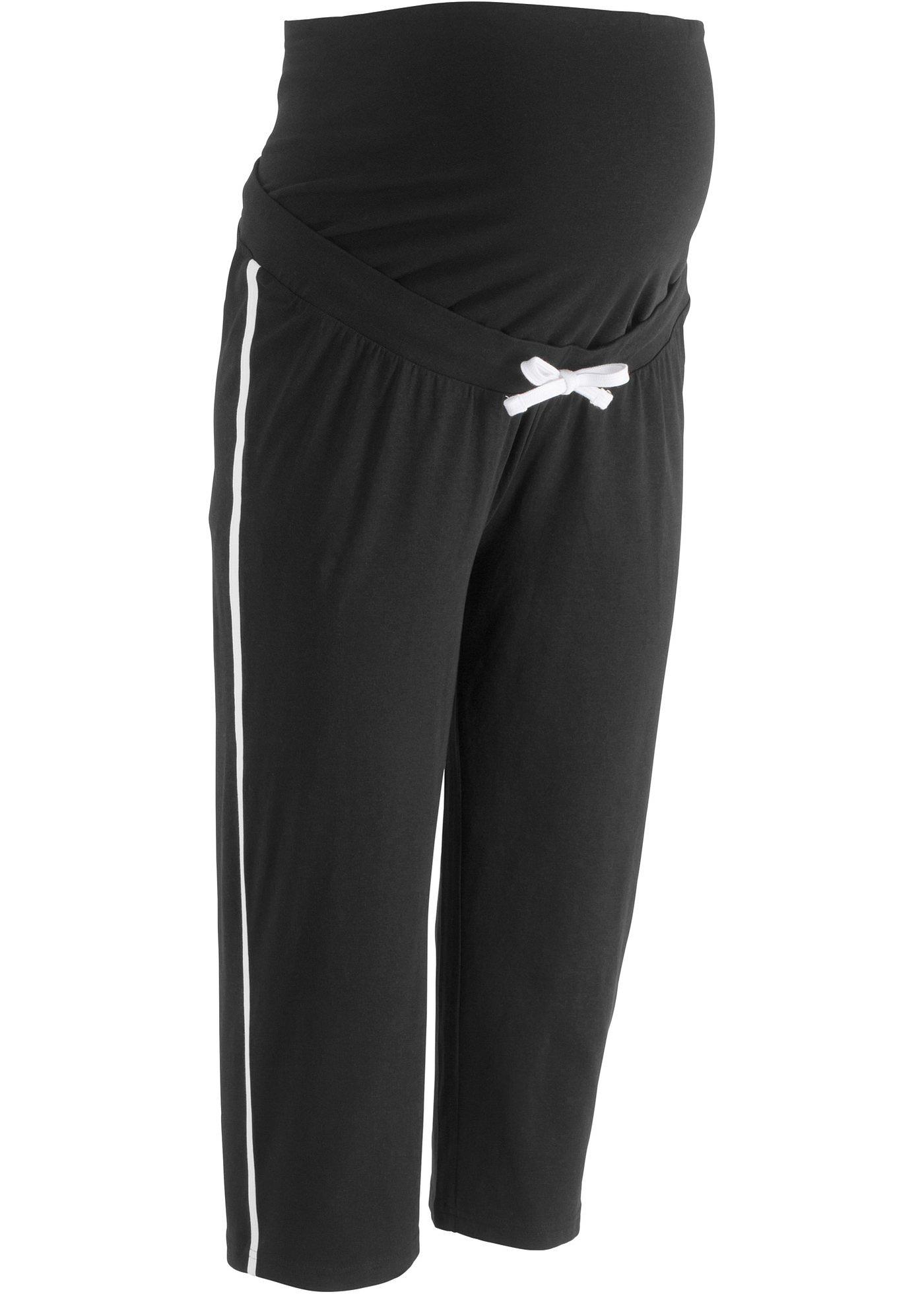 Pantalon sweat de grossesse, coupe corsaire